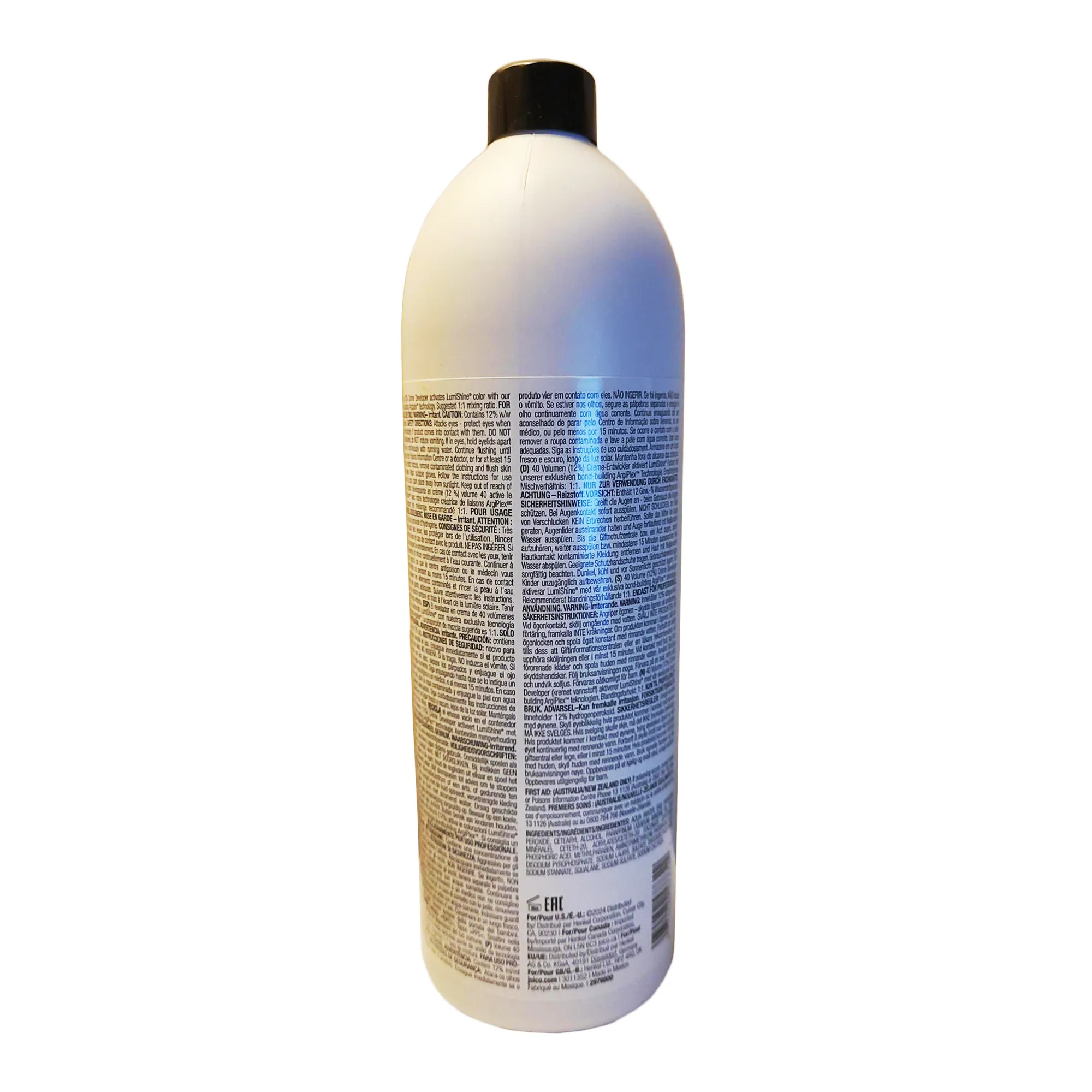 Joico Lumishine Creme Developer 40 Volume 12% 33.8oz 1000ml | SellerSpree