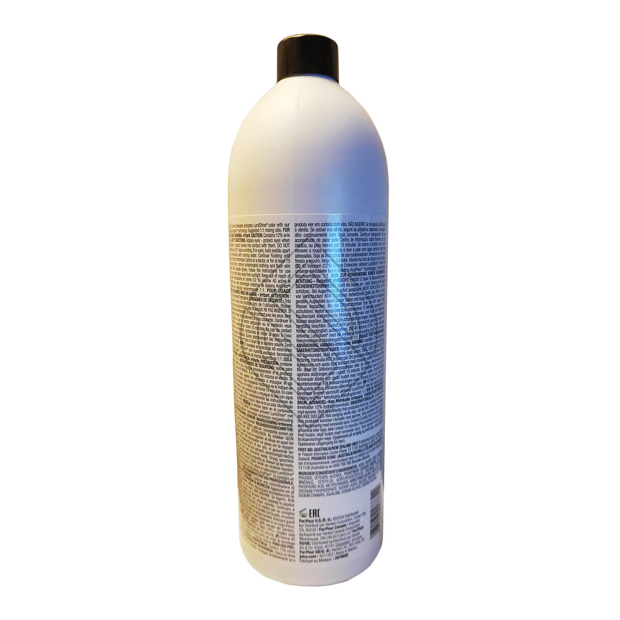 Joico Lumishine Creme Developer 40 Volume 12% 33.8oz 1000ml | SellerSpree