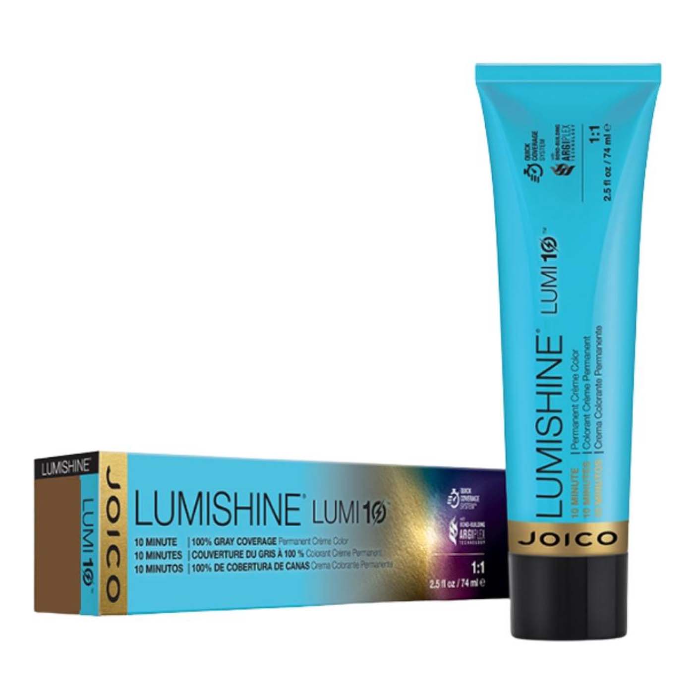 Joico Lumishine Lumi10 4N/4.0 Natural Medium Brown 10 Minute Permanent Creme Color 2.5 Ounce 74 Milliliters | SellerSpree