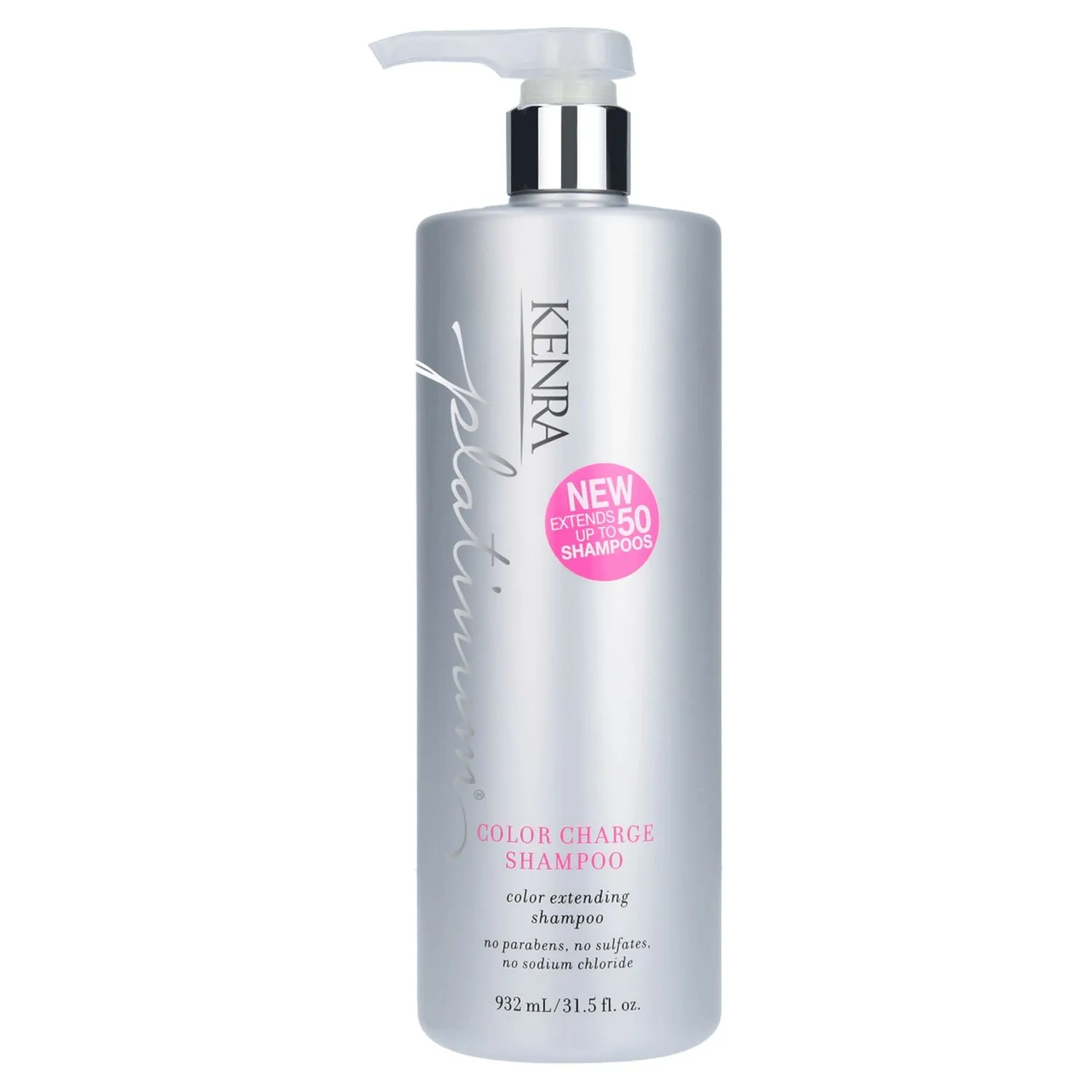 Kenra Platinum Color Charge Shampoo Color Extending Shampoo no Parabens No Sulfates No Sodium Chloride 31.5 Ounce 932 Milliliters | SellerSpree