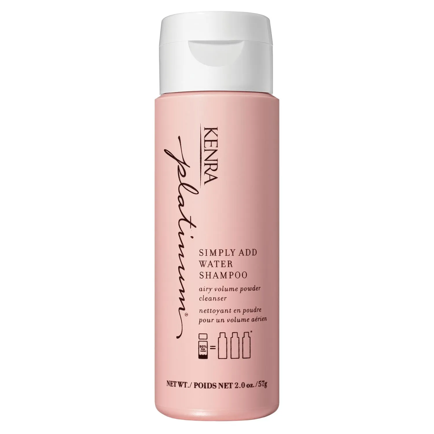Kenra Platinum Simply Add Water Shampoo Airy Volume Powder Cleanser 2 Ounce 57 Gram | SellerSpree