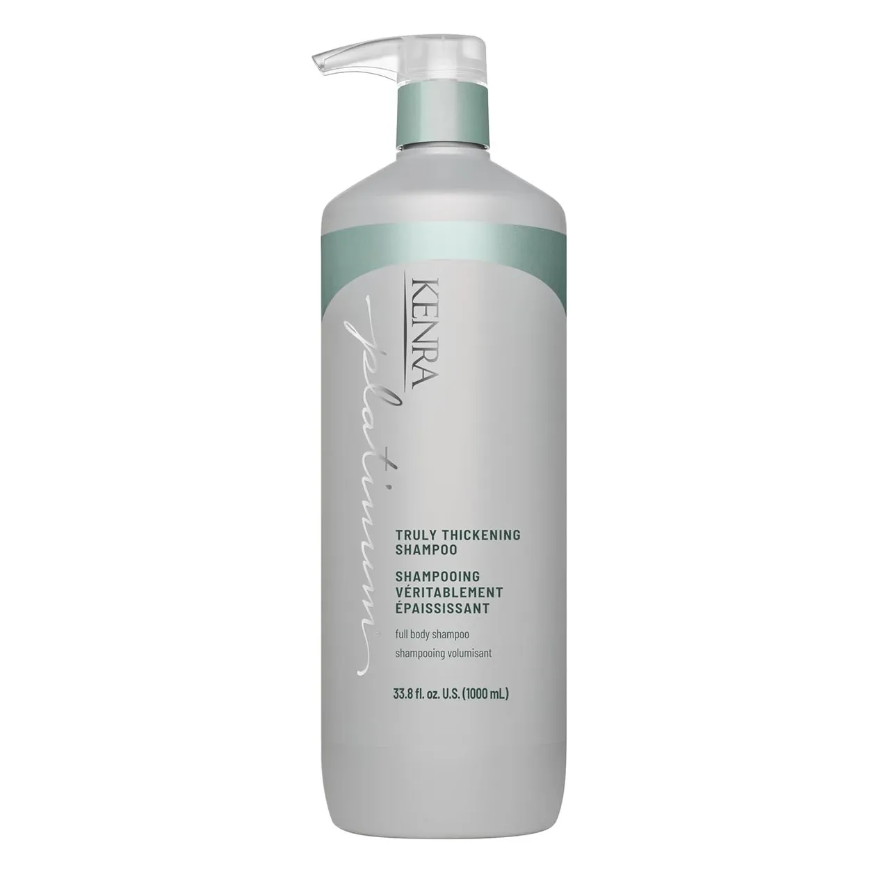Kenra Platinum Truly Thickening Shampoo Full Body 33.8 Ounce 1000 Milliliters | SellerSpree