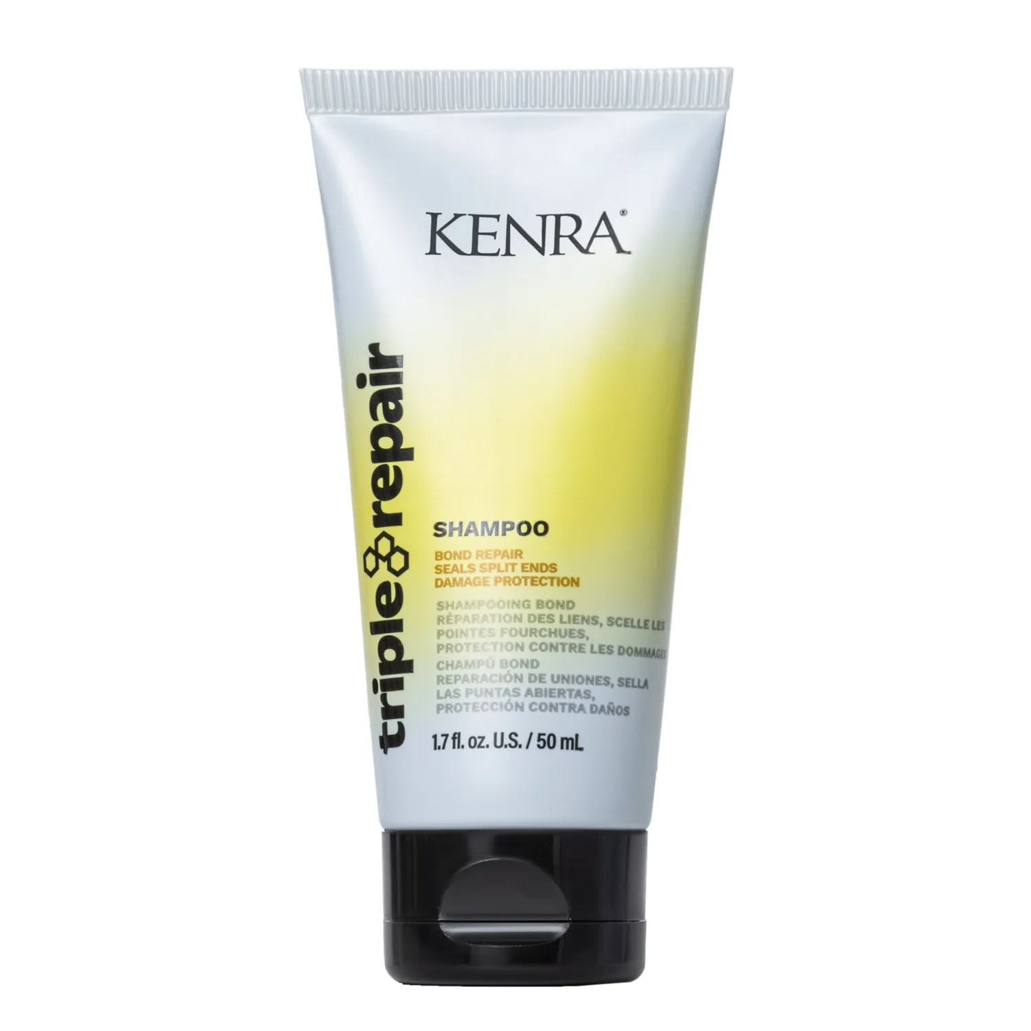 Kenra Triple Repair Shampoo Bond Repair Seals Split Ends Damage Protection 1.7 Ounce 50 Milliliters | SellerSpree