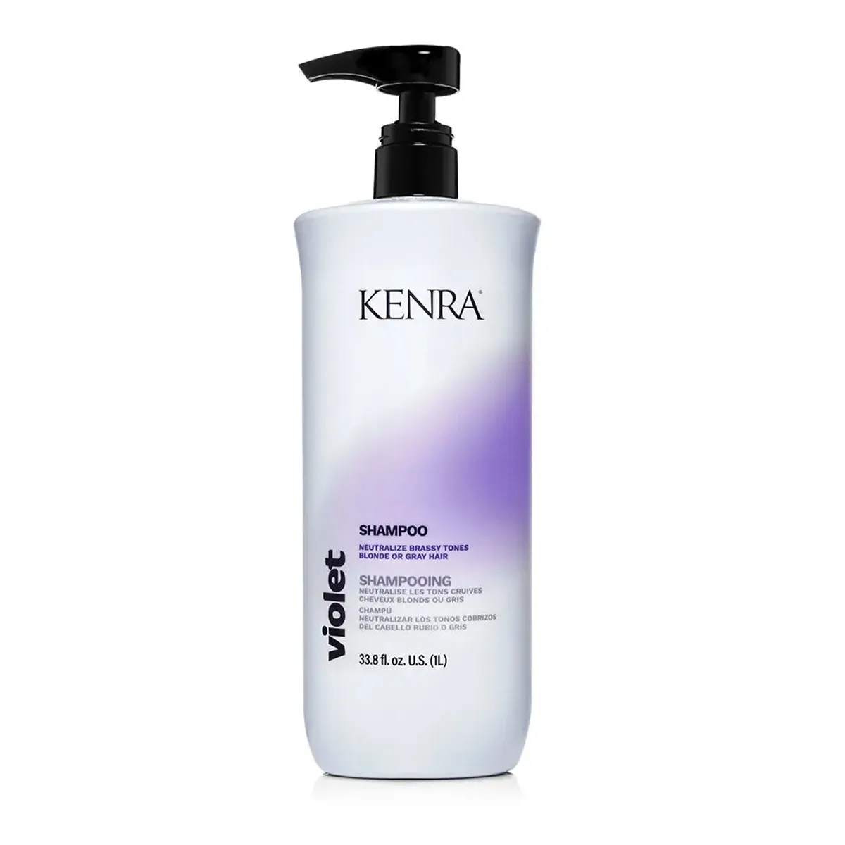 Kenra Violet Shampoo Neutralize Brassy Tones Blonde Or Gray Hair 33.8 Ounce 1 Liter | SellerSpree