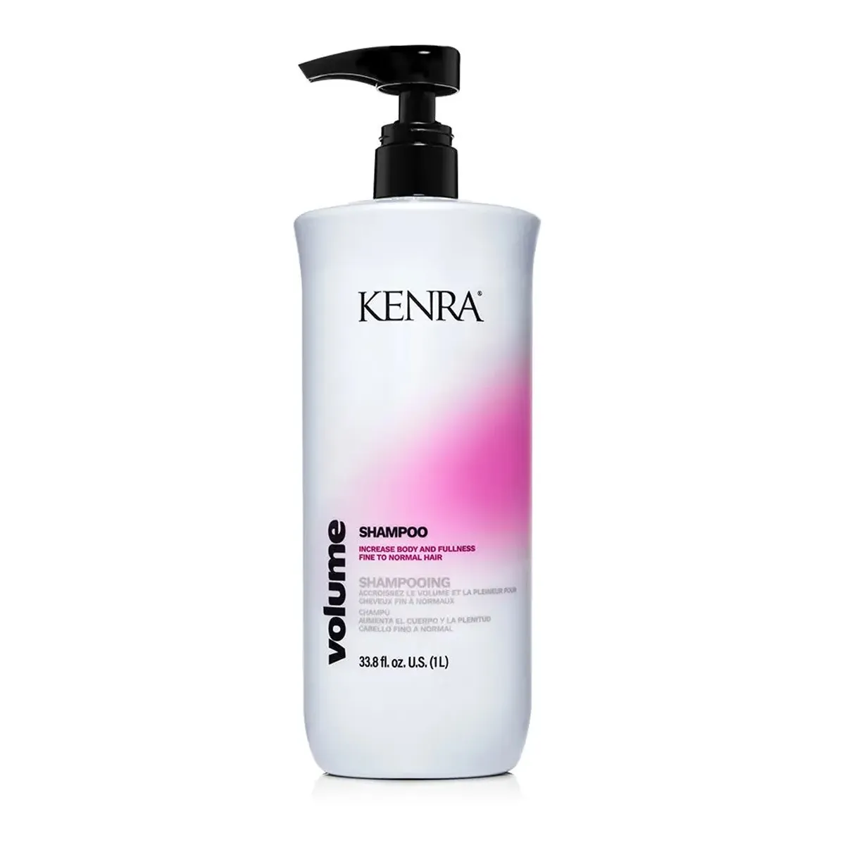 Kenra Volume Shampoo Increase Body And Fullness Fine To Normal Hair 33.8 Ounce 1 Liter | SellerSpree