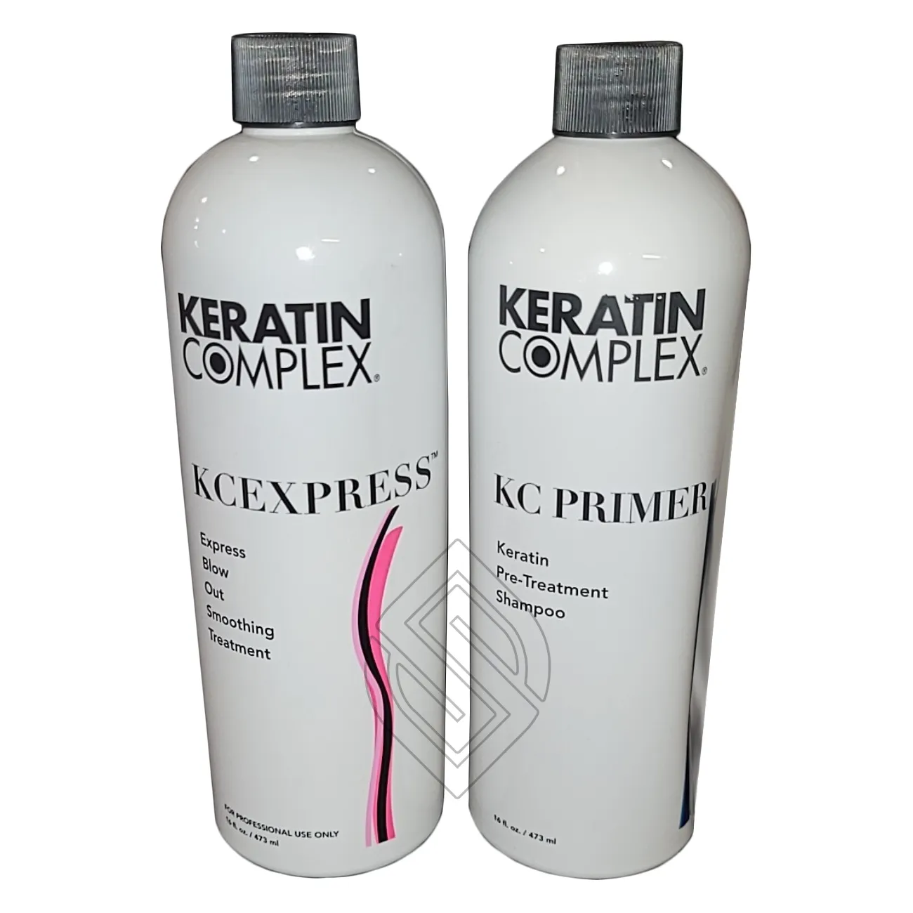Keratin Complex KCEXPRESS Express Blow Out Smoothing Kit EBO Treatment And Keratin Pre-Treatment Shampoo 2x16oz 32 Ounce 946 Milliliters | SellerSpree