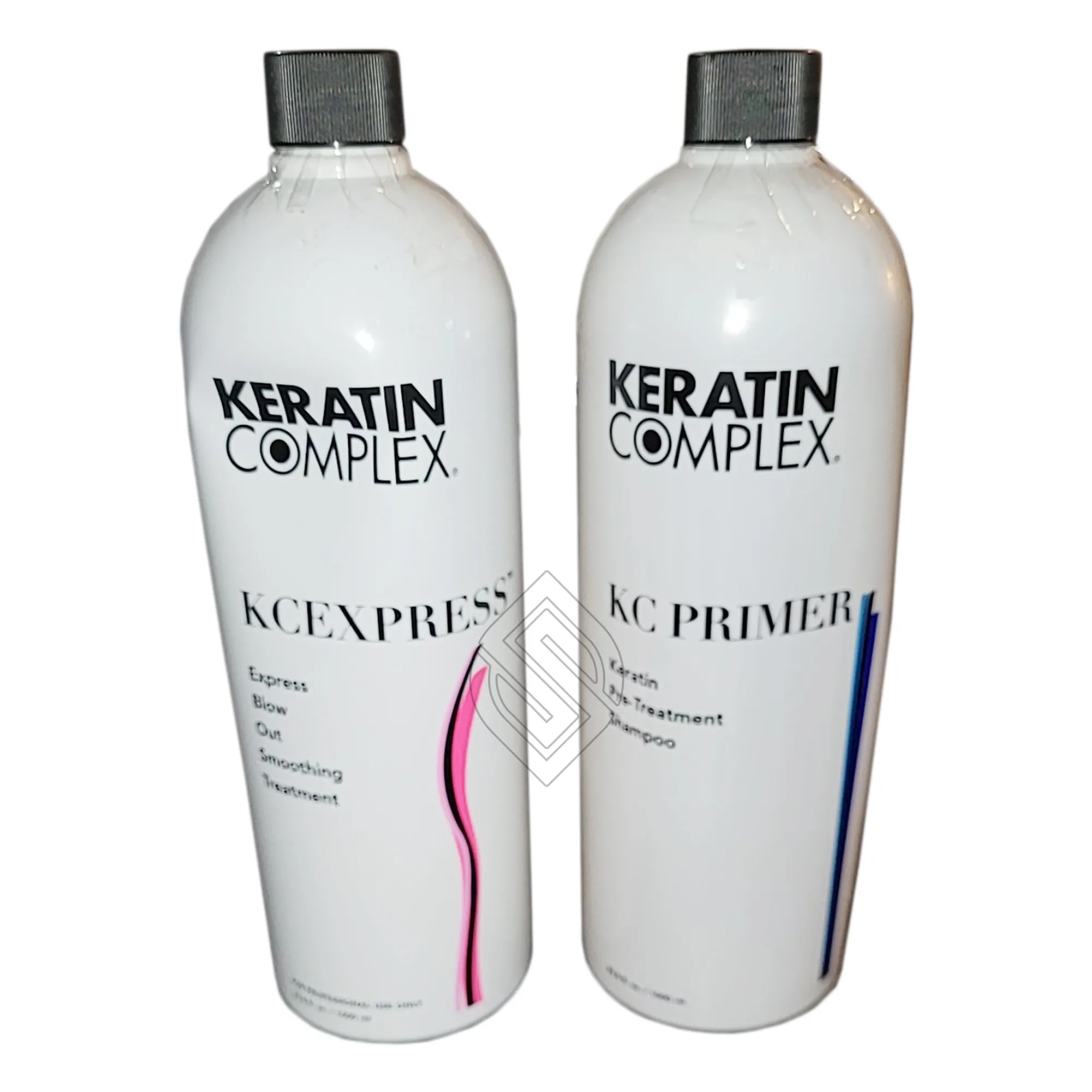 Keratin Complex KCEXPRESS Express Blow Out Smoothing Kit EBO Treatment and KC Primer Pre-Treatment Shampoo 2x33.8oz | SellerSpree