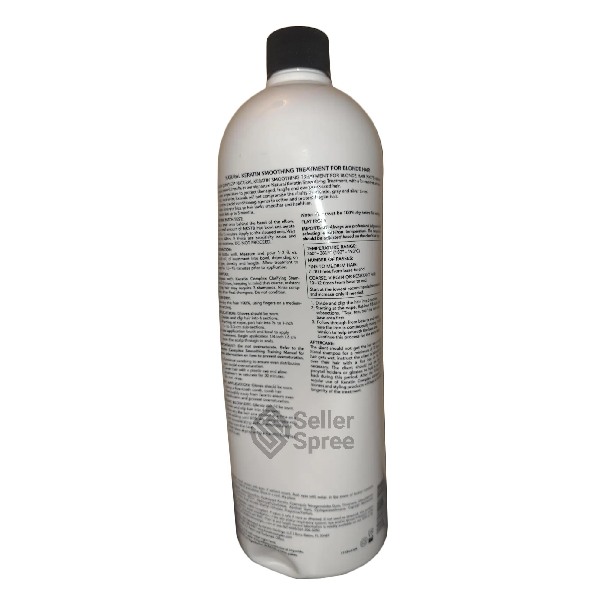 Keratin Complex NKST Blonde Natural Keratin Smoothing Treatment For Blonde Hair 33.8 Ounce 1000 Milliliters | SellerSpree