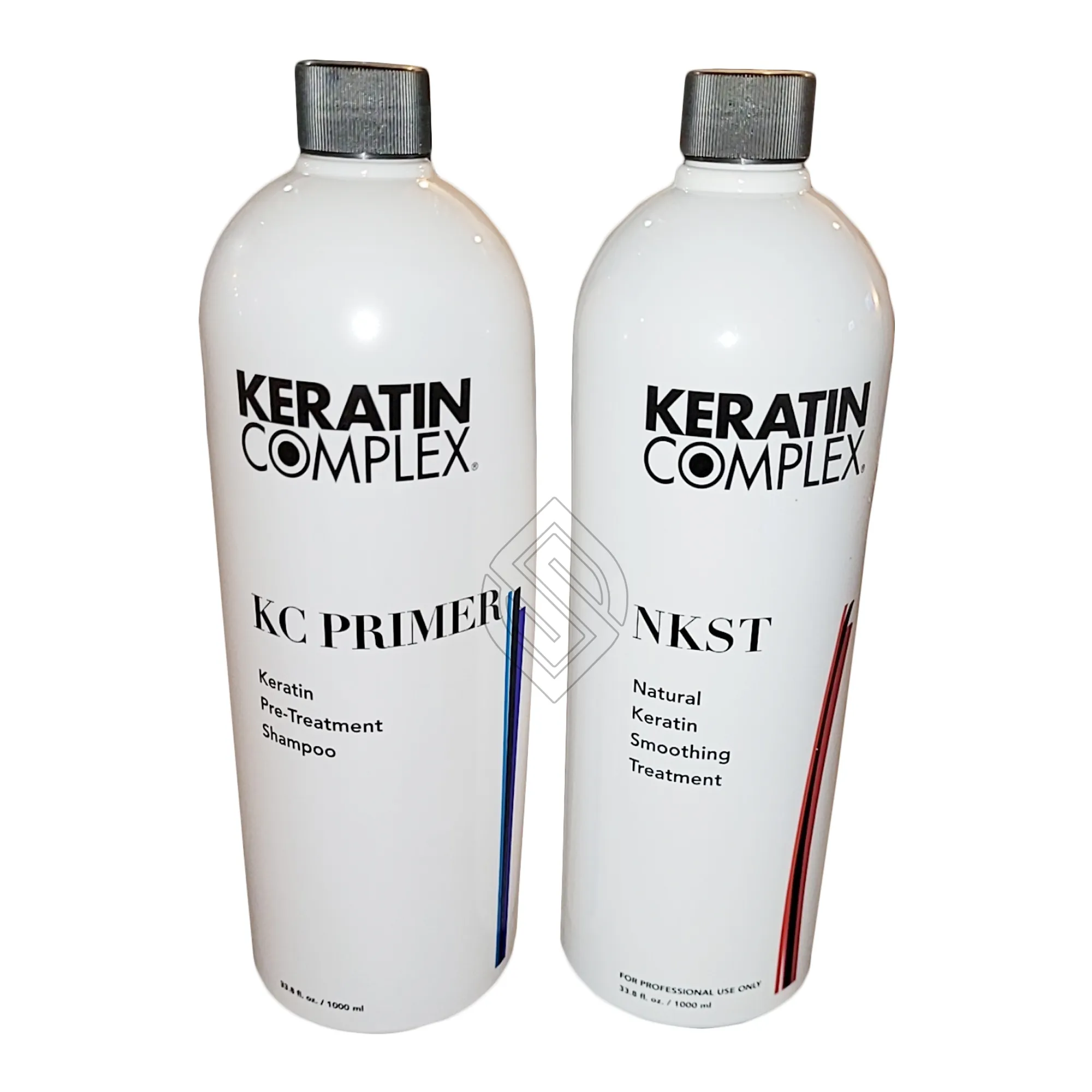 Keratin Complex NKST Natural Keratin Smoothing Treatment Kit KC Primer Keratin Pre-Treatment Shampoo 67.6 Ounce 2000 Milliliters | SellerSpree