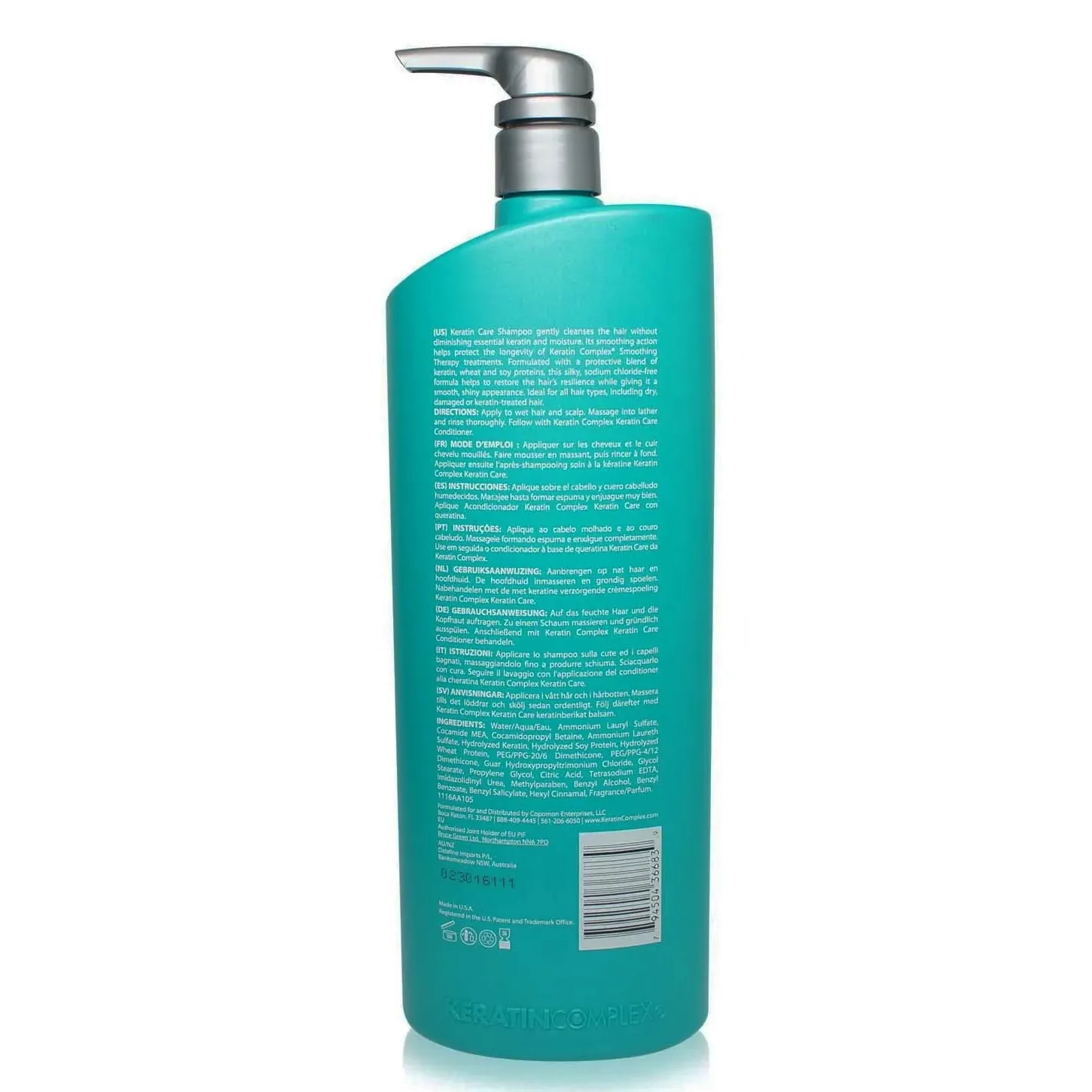 Keratin Complex Smoothing Therapy Keratin Care Shampoo 33.8 Ounce 1000 Milliliters | SellerSpree