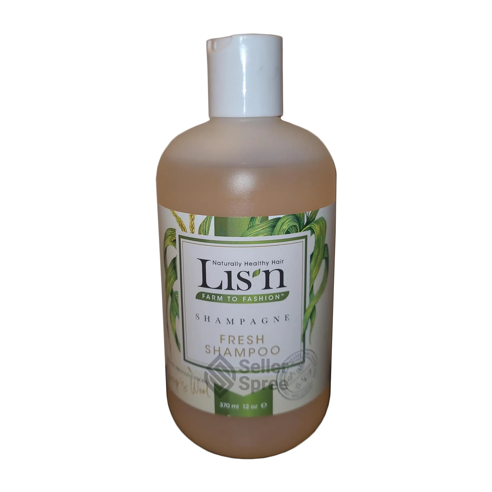 Lis'n Farm To Fashion Shampagne Fresh Shampoo Gluten Free 12.5 Ounce 370 Milliliters | SellerSpree