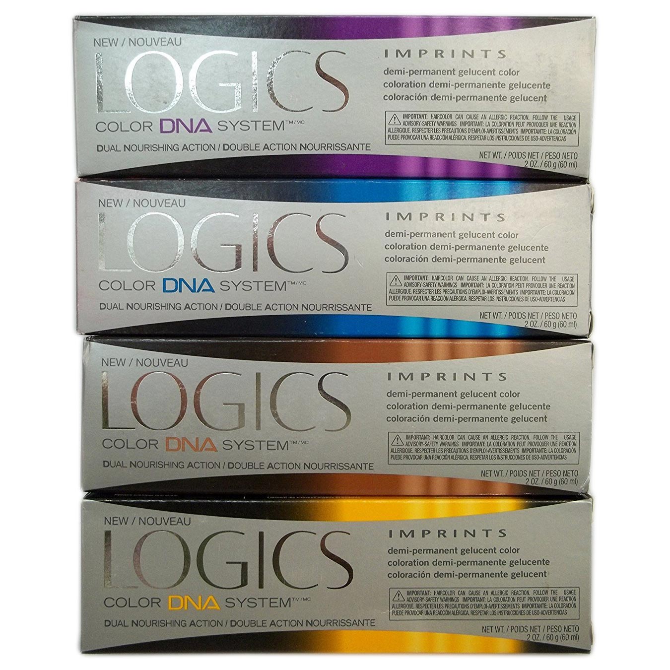 Logics Imprints Full 6RO Dark Blonde Red Orange Demi-Permanent Gelucent Hair Color 2 Ounce 60 Milliliters | SellerSpree