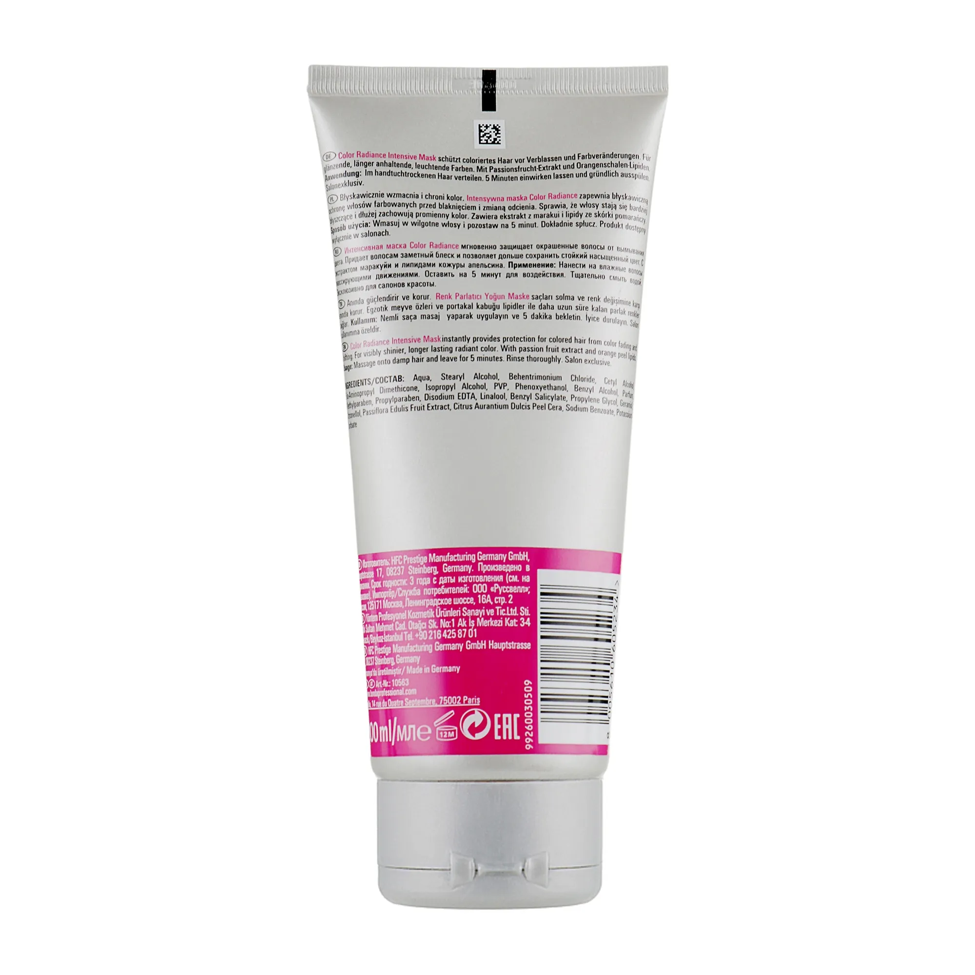 Londa Professional Color Radiance Intensive Mask Passion Fruit Extract & Orange Peel Lipids 6.7 Ounce 200 Milliliters | SellerSpree