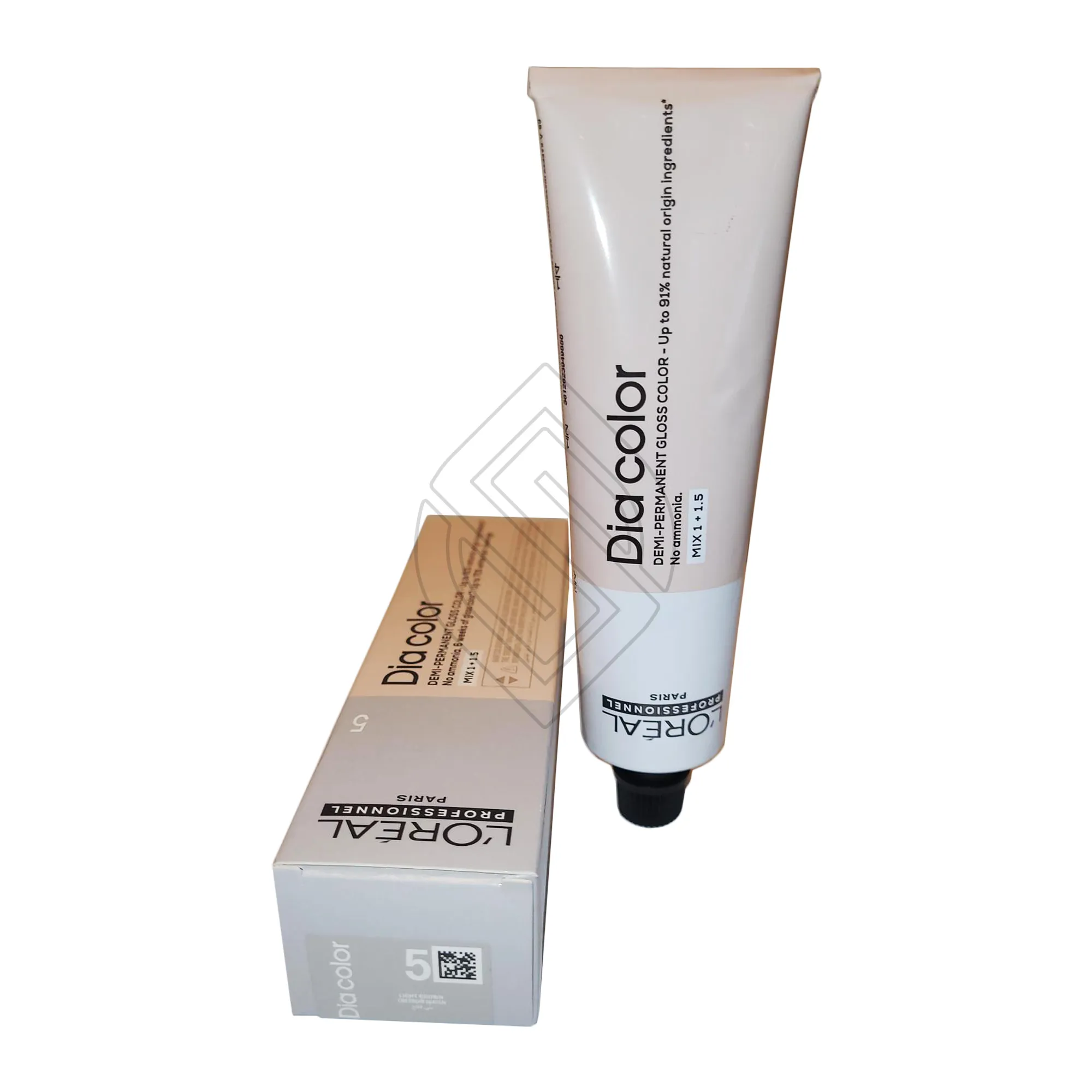 Loreal Professionnel Paris Dia Color #5 Brown Demi-Permanent Gloss Hair Color Euro=5/5N 2 Ounce 60 Milliliters | SellerSpree