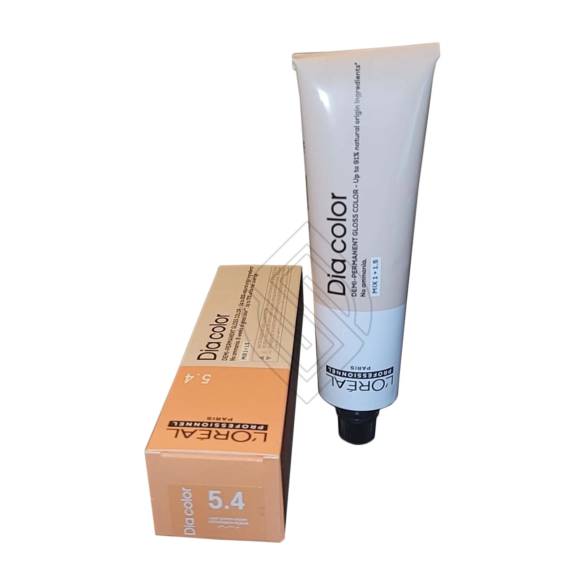 Loreal Professionnel Paris Dia Color #5.4 Light Copper Brown Demi-Permanent Gloss Hair Color Euro=5.4/5C 2 Ounce 60 Milliliters | SellerSpree