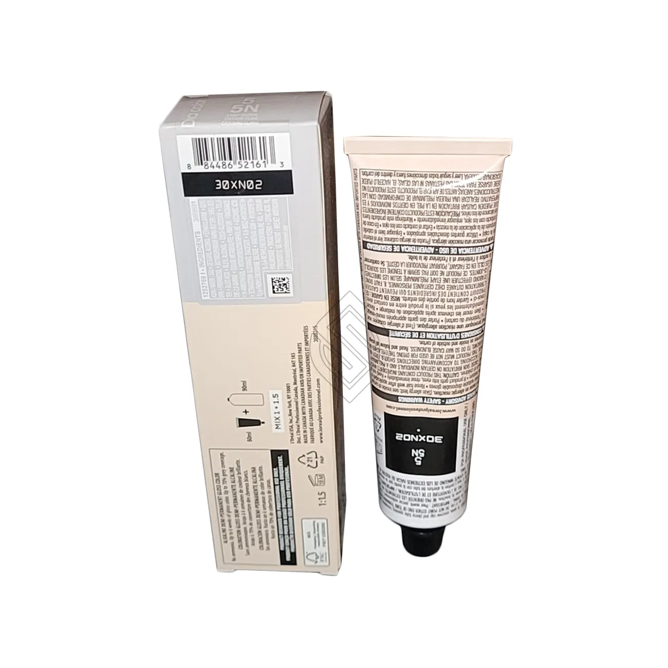 Loreal Professionnel Paris Dia Color 5/5N Light Brown Alkaline Demi-Permanent Gloss Hair Color No Ammonia 2 Ounce 57 Gram | SellerSpree