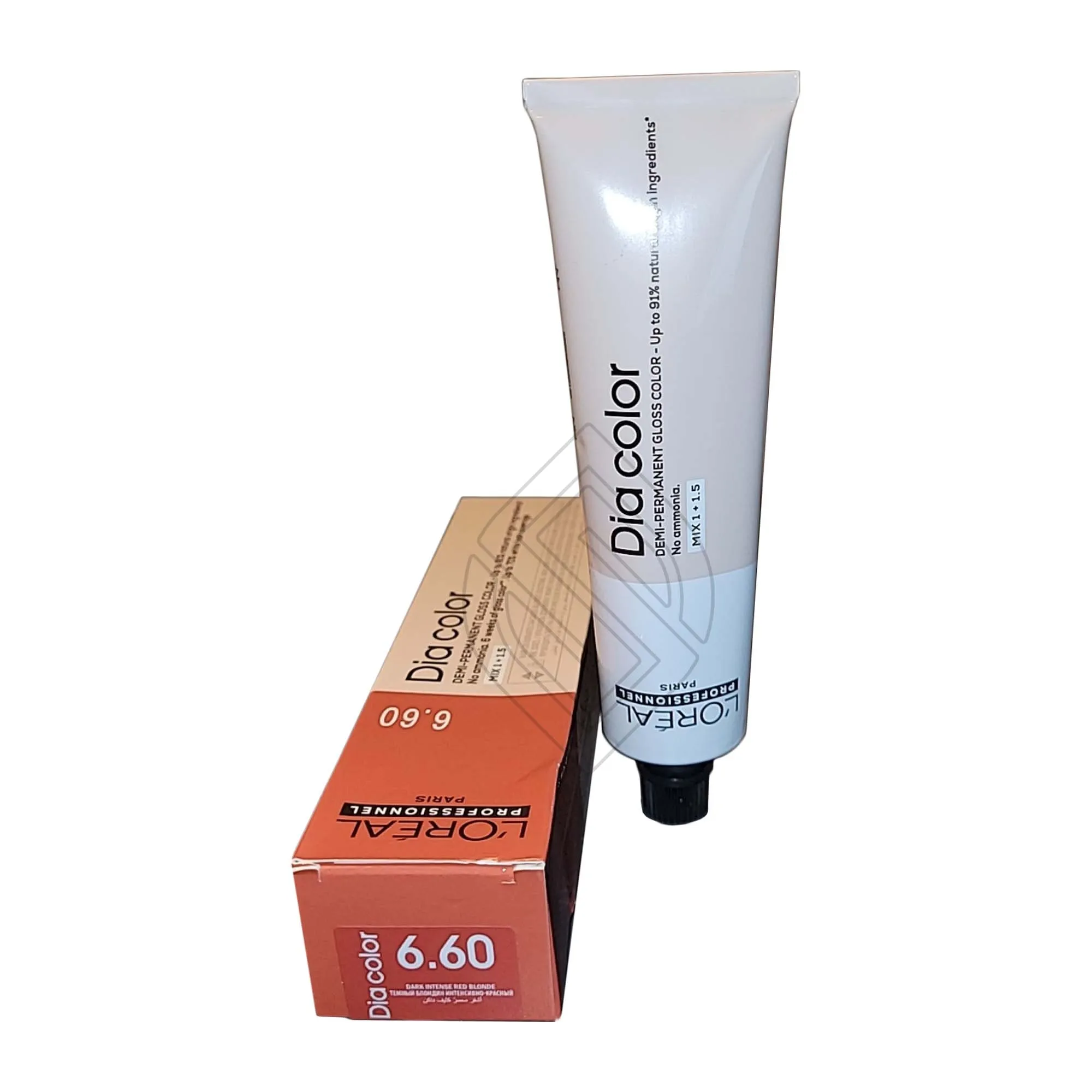 Loreal Professionnel Paris Dia Color #6.60 Dark Intense Red Blonde Demi-Permanent Gloss Hair Color Euro=6.60/6RRR 2 Ounce 60 Milliliters | SellerSpree
