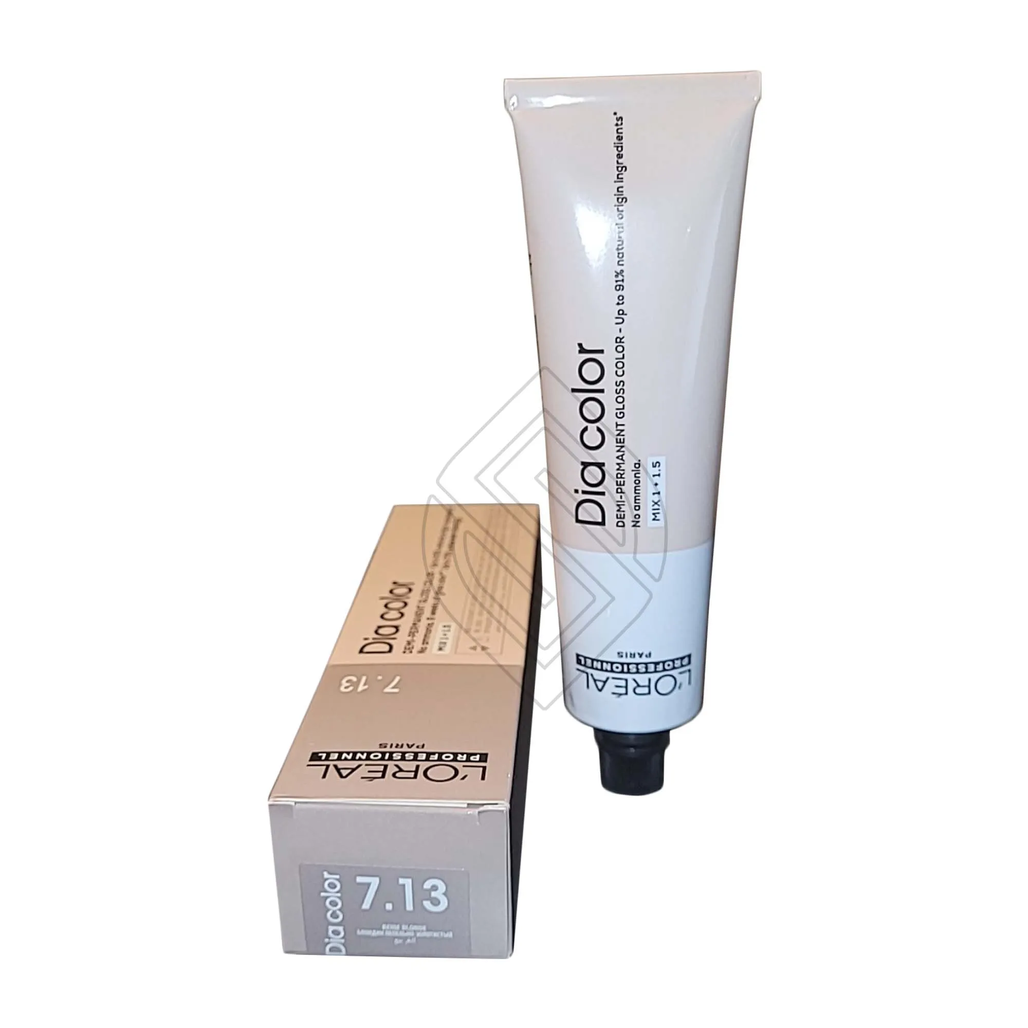 Loreal Professionnel Paris Dia Color #7.13 Beige Blonde Demi-Permanent Gloss Hair Color Euro=7.13/7BG 2 Ounce 60 Milliliters | SellerSpree