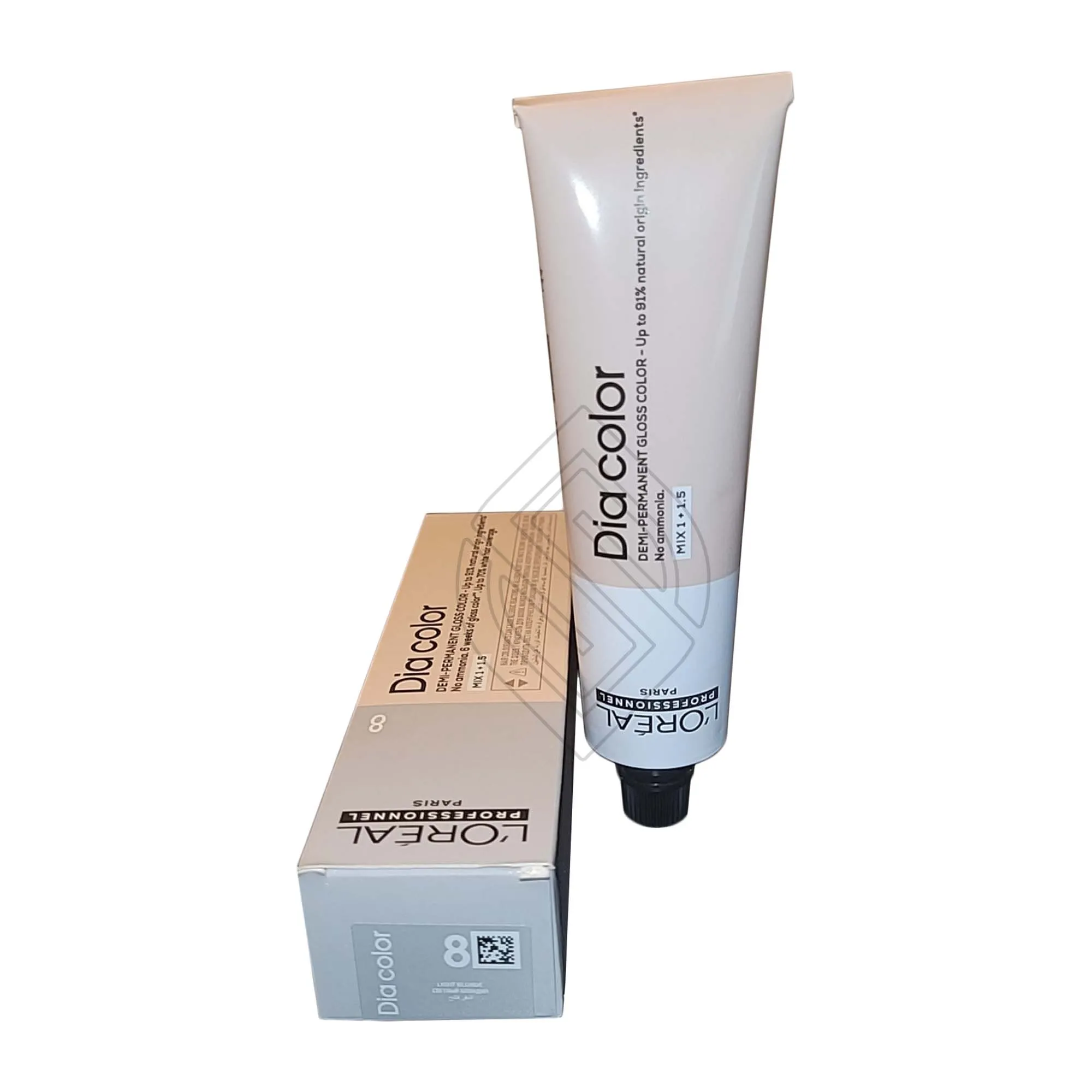 Loreal Professionnel Paris Dia Color #8 Light Blonde Demi-Permanent Gloss Hair Color Euro=8/8N 2 Ounce 60 Milliliters | SellerSpree