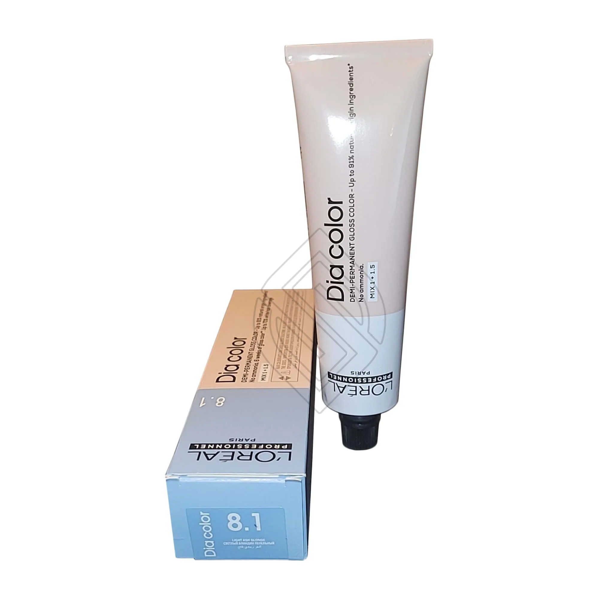 Loreal Professionnel Paris Dia Color #8.1 Light Ash Blonde Demi-Permanent Gloss Hair Color Euro=8.1/8B 2 Ounce 60 Milliliters | SellerSpree