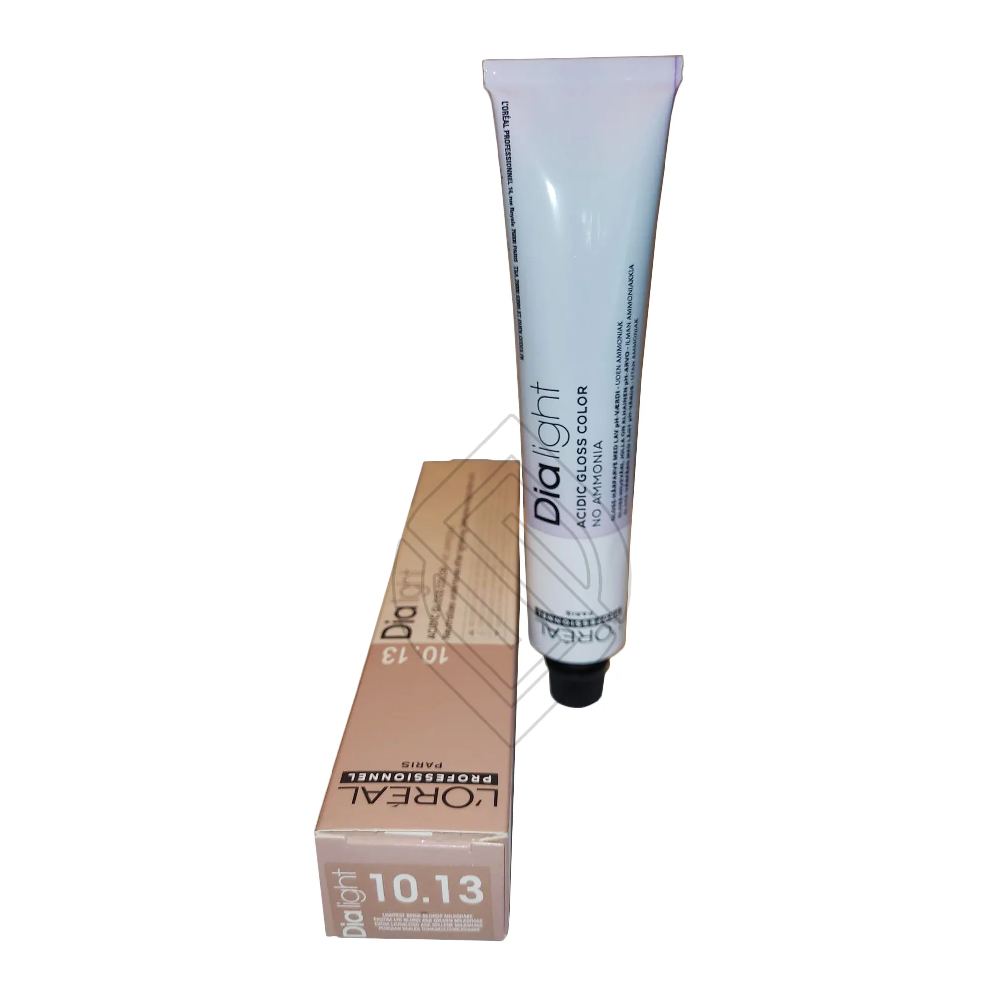 Loreal Professionnel Paris Dia Light #10.13 Lightest Beige Blonde Milkshake Demi-Permanent Acidic Gloss Hair Color No Ammonia Euro=10.13/10BG 1.7 Ounce 50 Milliliters | SellerSpree