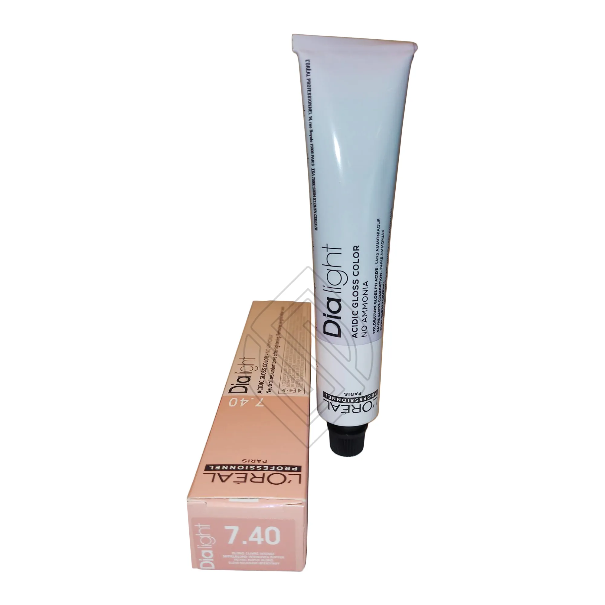 Loreal Professionnel Paris Dia Light #7.40 Firelight Demi-Permanent Acidic Gloss Hair Color No Ammonia Euro=7.40/7CCC 1.7 Ounce 50 Milliliters | SellerSpree