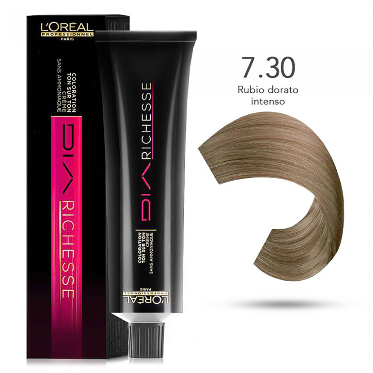 Loreal Professionnel Paris Dia Richesse #7.30 Gold Demi-permanent Creme Color Original-7.30/7ggg 1.7oz 50ml | SellerSpree