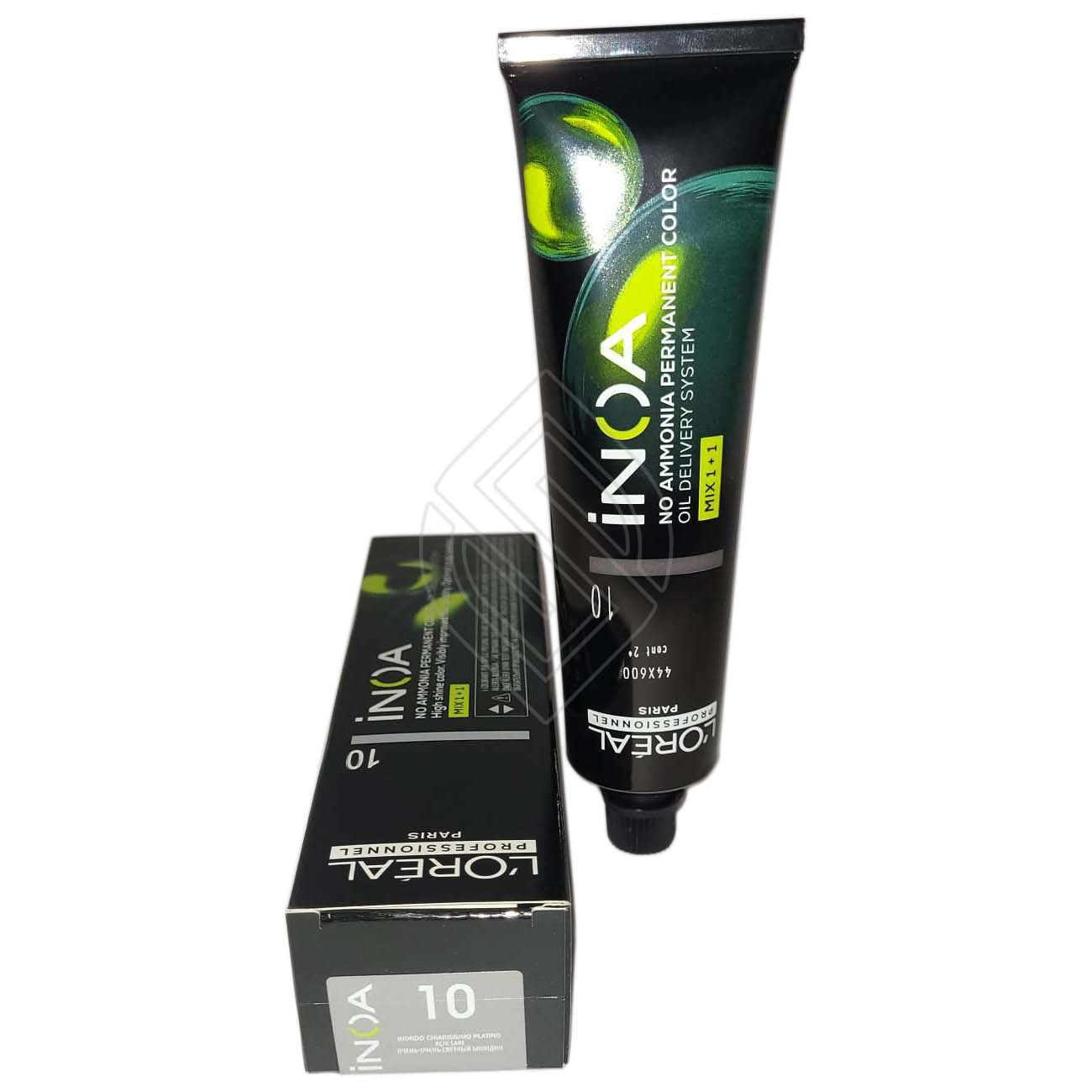 Loreal Professionnel Paris Inoa #10 Lightest Blonde No Ammonia Permanent Hair Color Euro=10/10N 2.1 Ounce 60 Gram | SellerSpree