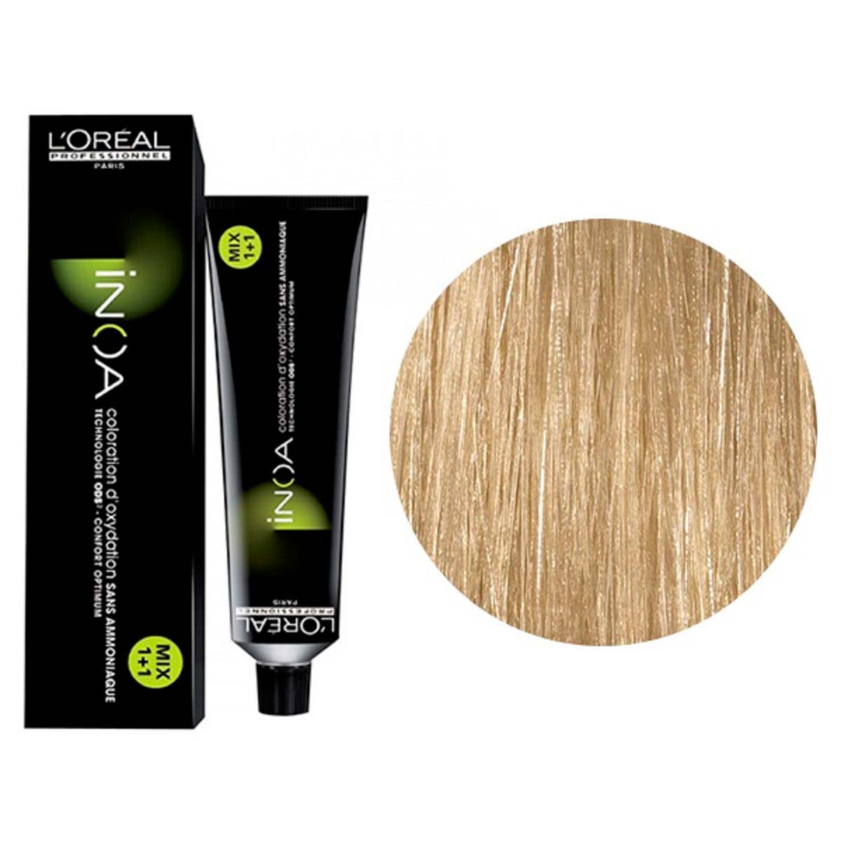 Loreal Professionnel Paris Inoa #10.13 Lightest Ash Gold Blonde No Ammonia Permanent Hair Color Original-10.13/10BG 2.1 Ounce 60 Gram | SellerSpree