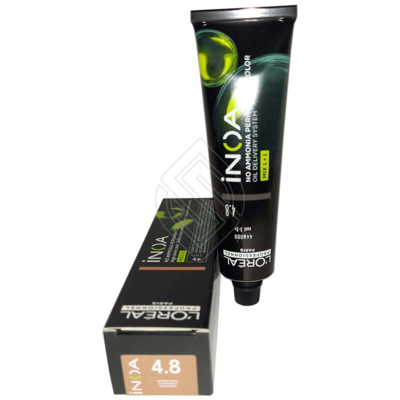 Loreal Professionnel Paris Inoa #4.8 Mocha Brown No Permanent Hair Color Original-4.8/4M 2.1 Ounce 60 Gram | SellerSpree