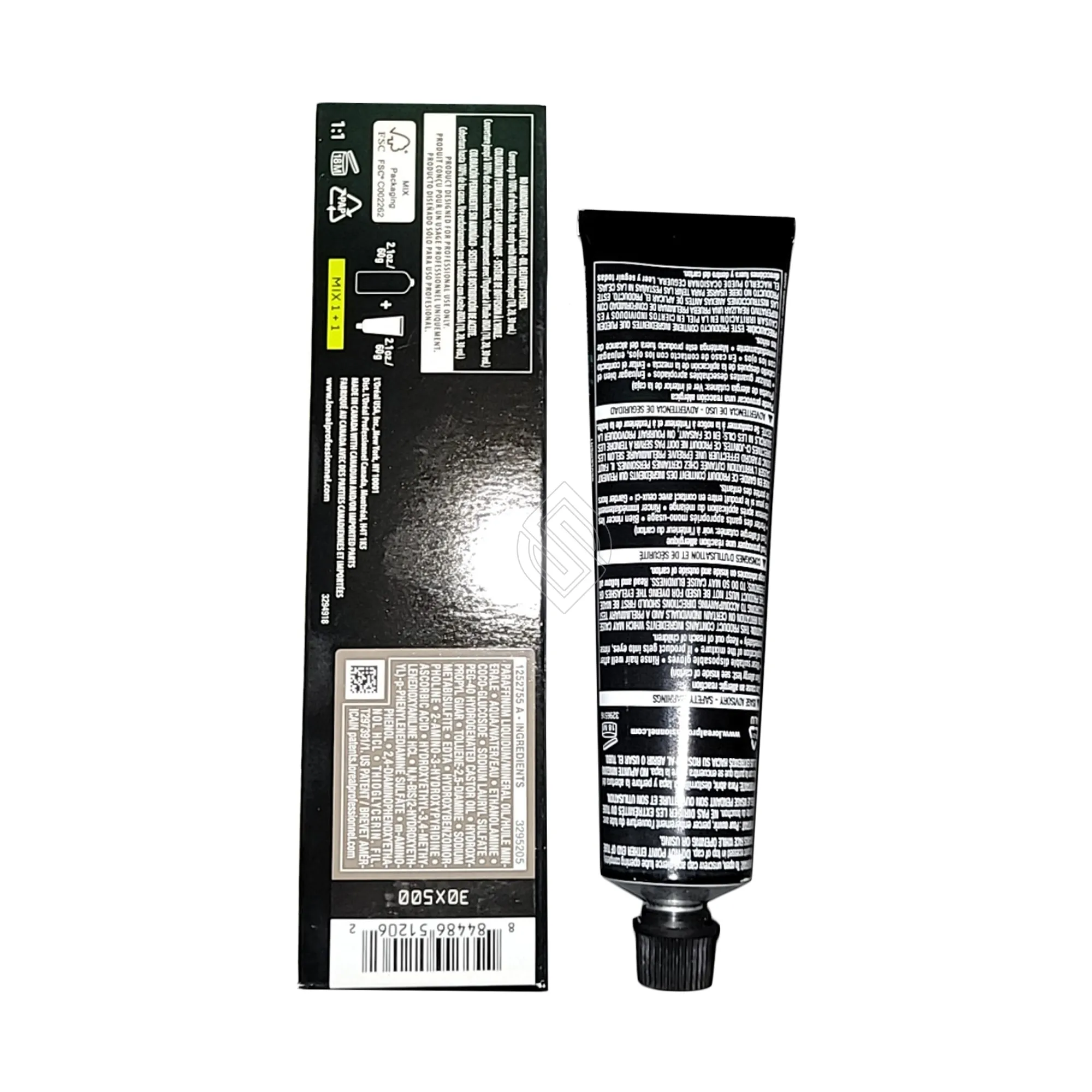 Loreal Professionnel Paris Inoa 5.15/5BRv Light Brown Ash Mahogany No Ammonia Permanent Hair Color 2.1 Ounce 60 Gram | SellerSpree