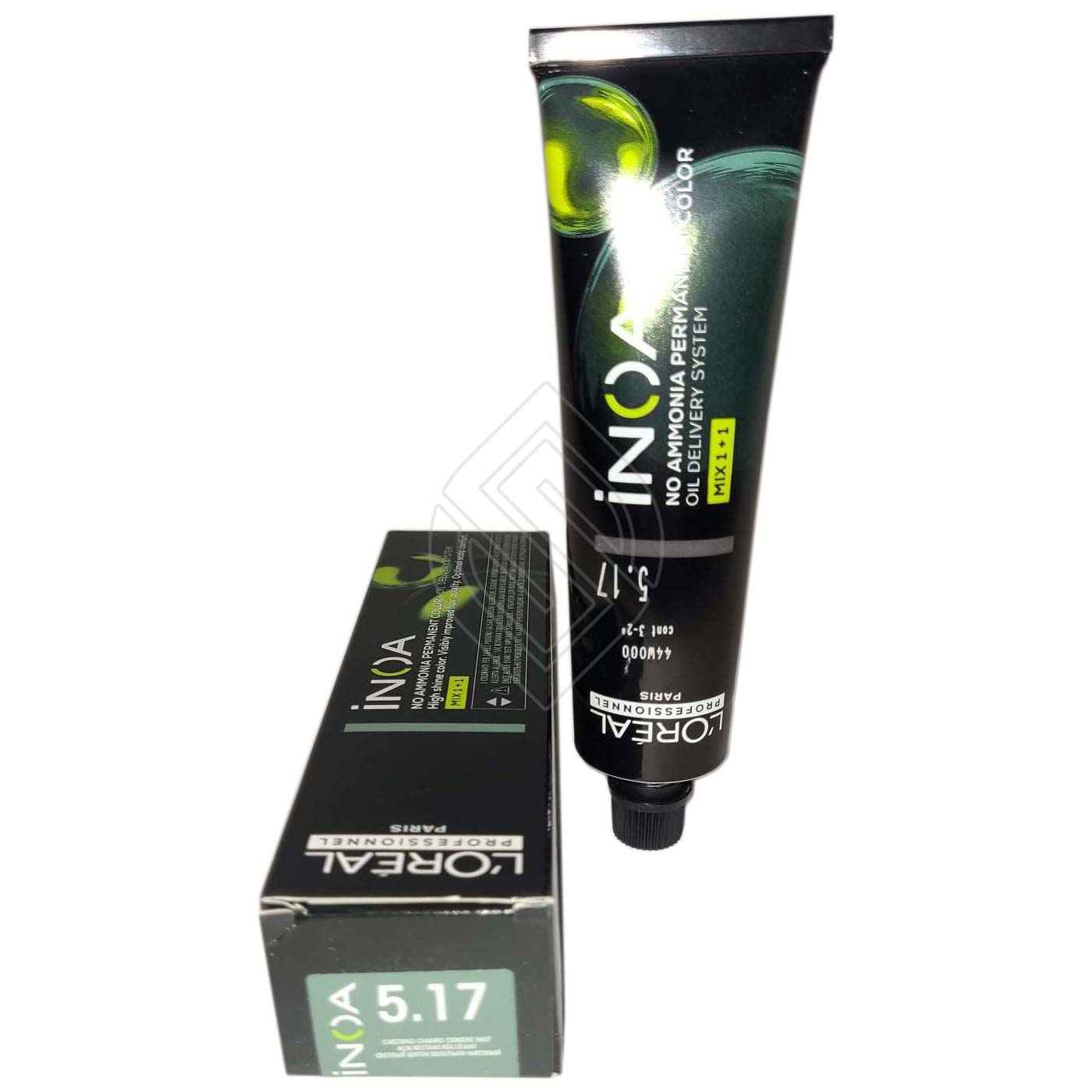 Loreal Professionnel Paris Inoa #5.17 Light Ash Cool Brown No Ammonia Permanent Hair Color Original-5.17/5BGr 2 Ounce 60 Gram | SellerSpree