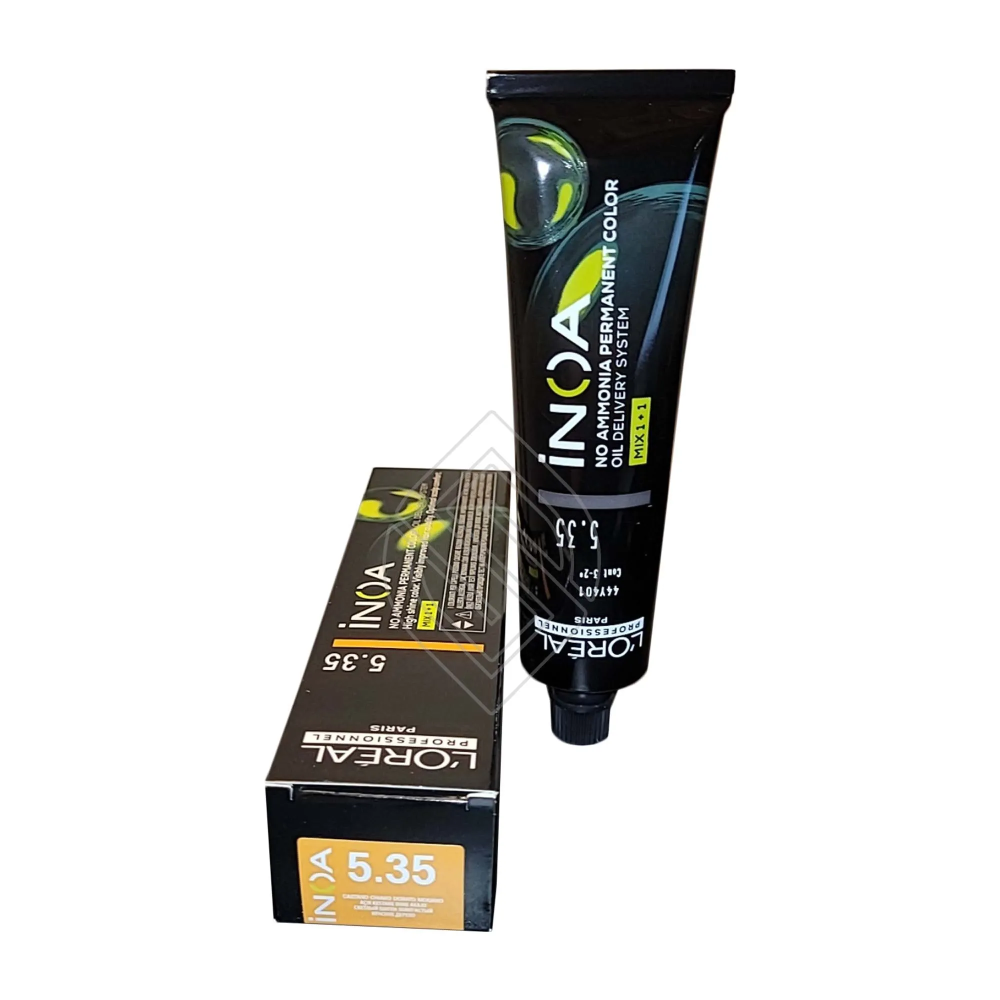 Loreal Professionnel Paris Inoa #5.35 Light Golden Mahogany Brown No Ammonia Permanent Hair Color Euro-5.35/5GRv 2 Ounce 60 Gram | SellerSpree
