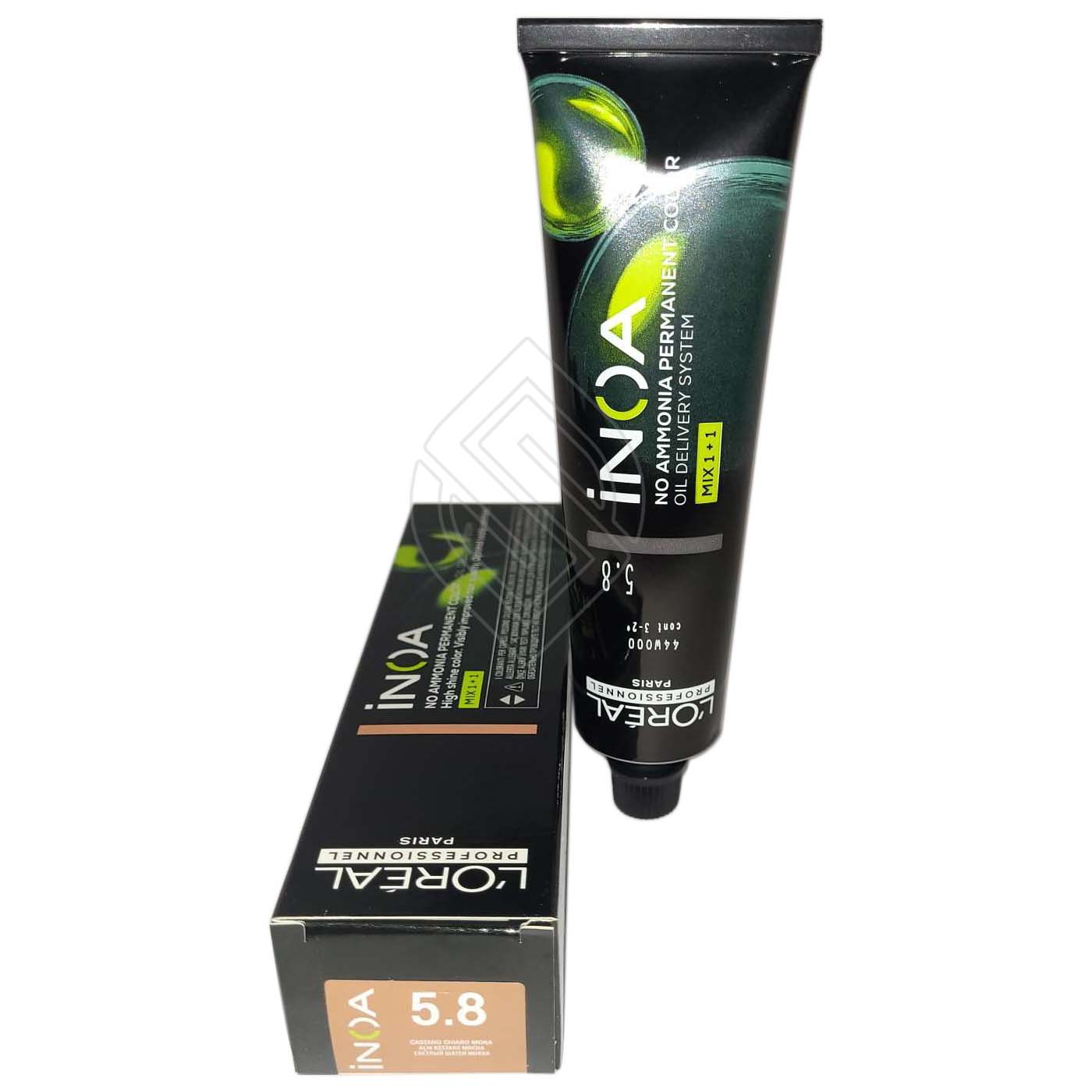 Loreal Professionnel Paris Inoa #5.8 Light Brown Mocha No Ammonia Permanent Hair Color Original-5.8/5M 2 Ounce 60 Gram | SellerSpree