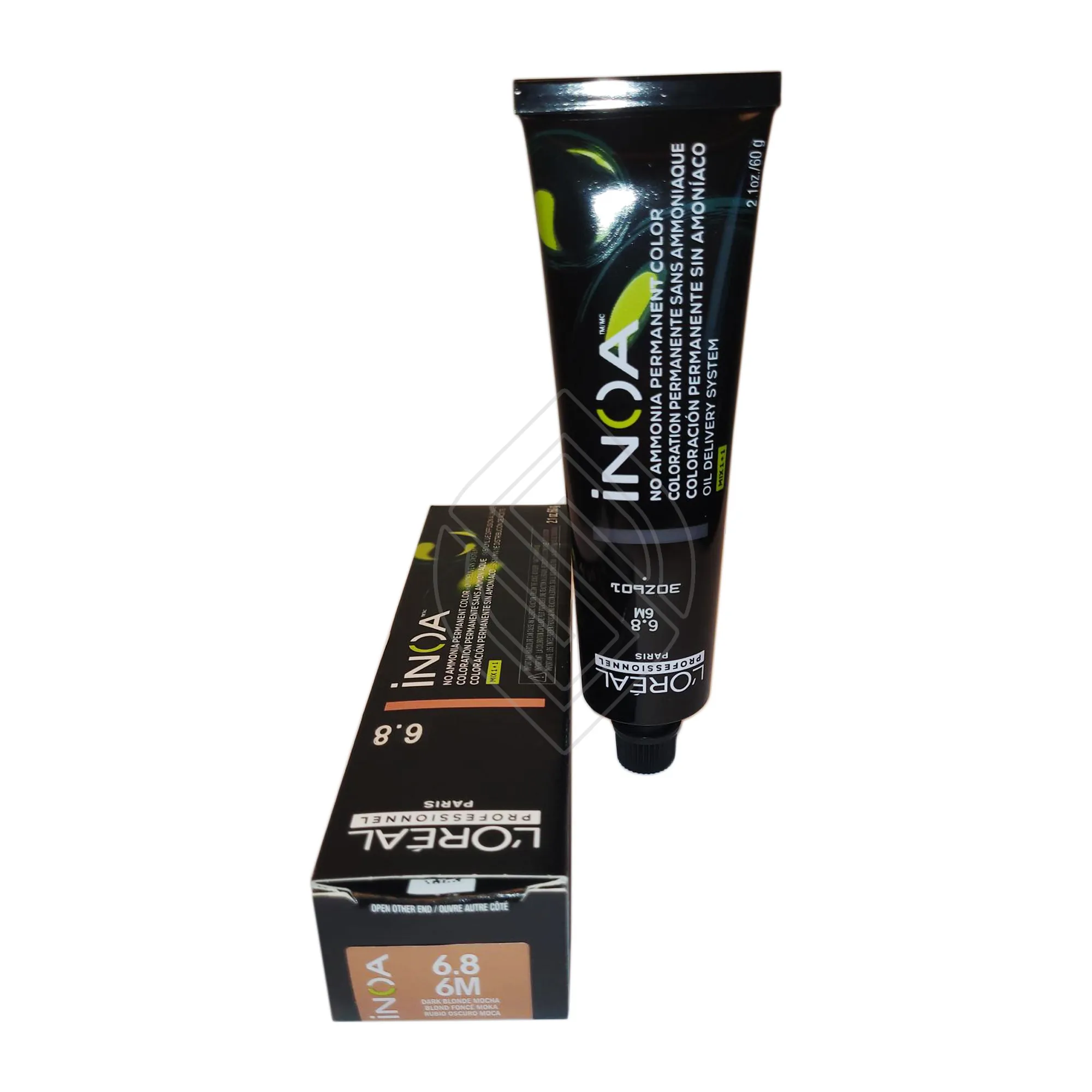 Loreal Professionnel Paris Inoa 6.8/6m Dark Mocha Blonde No Ammonia Permanent Hair Color 2.1oz 60g | SellerSpree