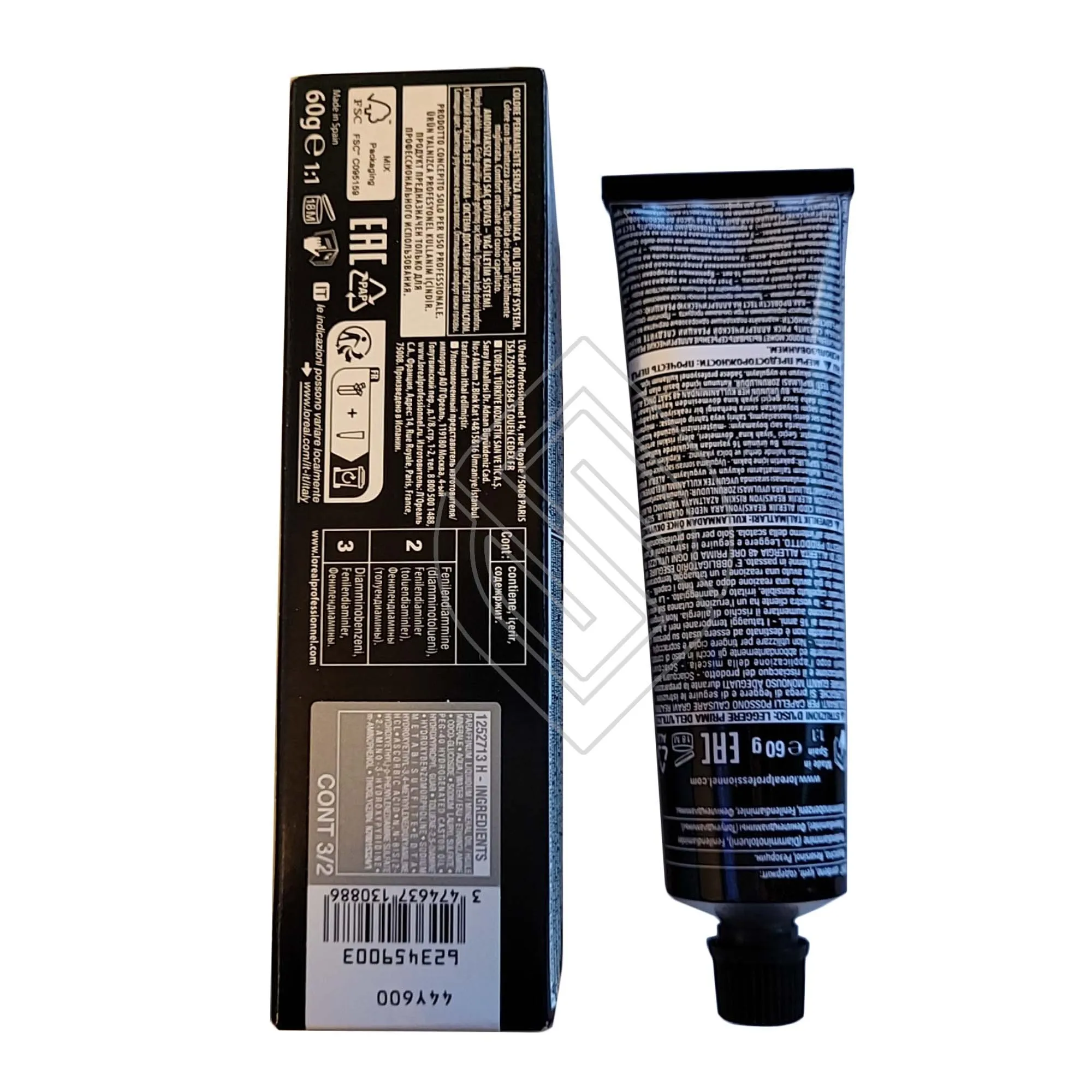 Loreal Professionnel Paris Inoa #7.0 Deep Blonde No Ammonia Permanent Hair Color Euro-7.0/7NN 2 Ounce 60 Gram | SellerSpree