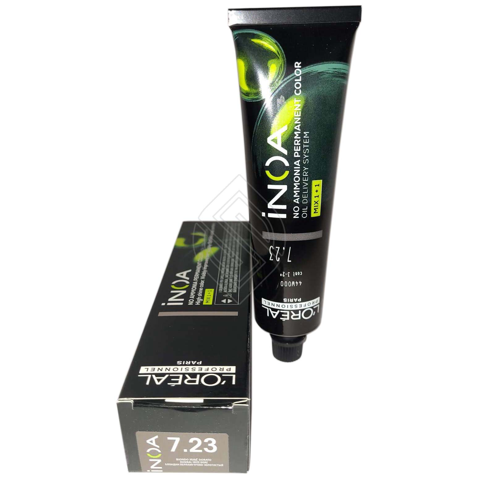 Loreal Professionnel Paris Inoa #7.23 Iridescent Golden Blonde No Ammonia Permanent Hair Color Original-7.23/7VG 2 Ounce 60 Gram | SellerSpree