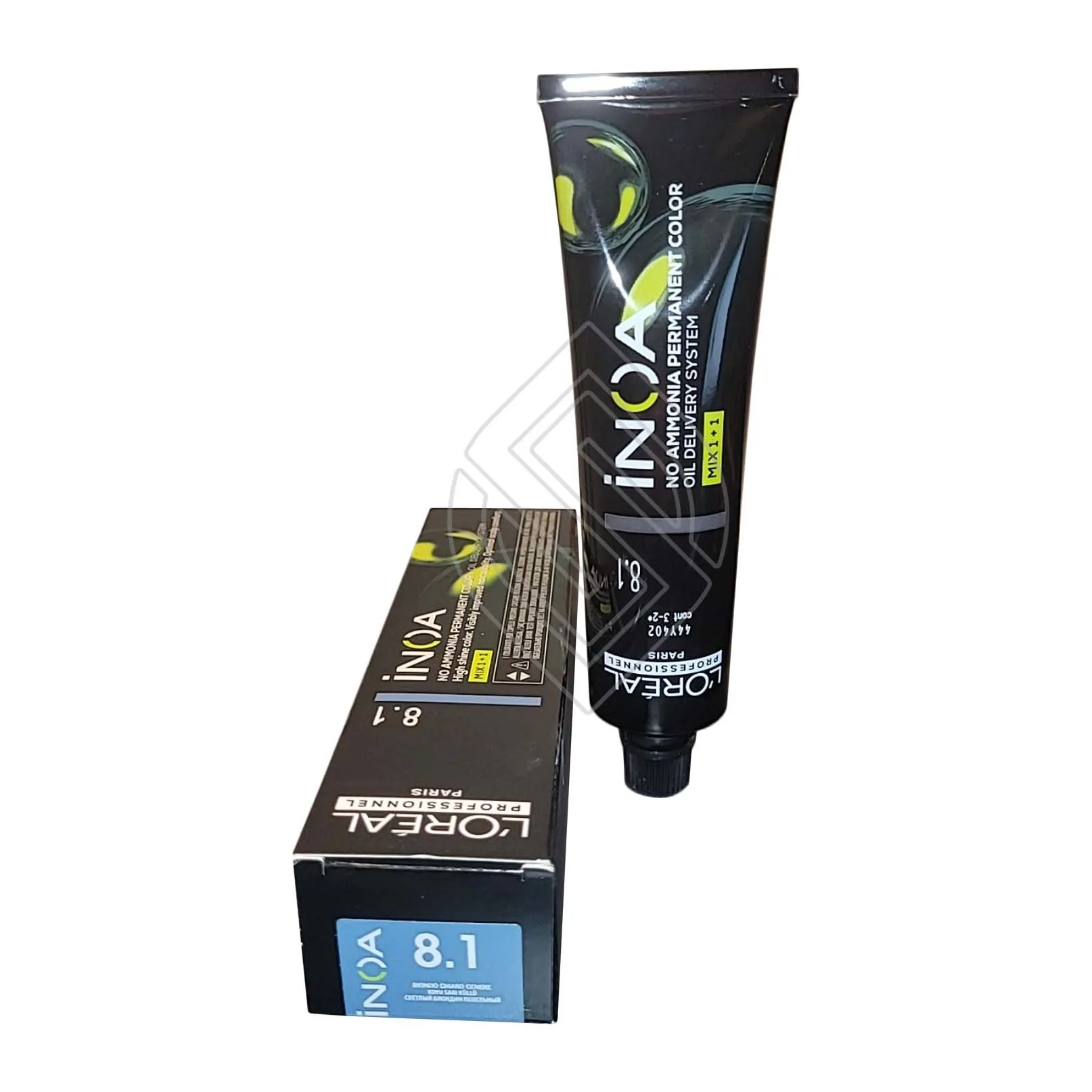 Loreal Professionnel Paris Inoa #8.1 Light Ash Blonde No Ammonia Permanent Hair Color Euro=8.1/8B 2 Ounce 60 Gram | SellerSpree