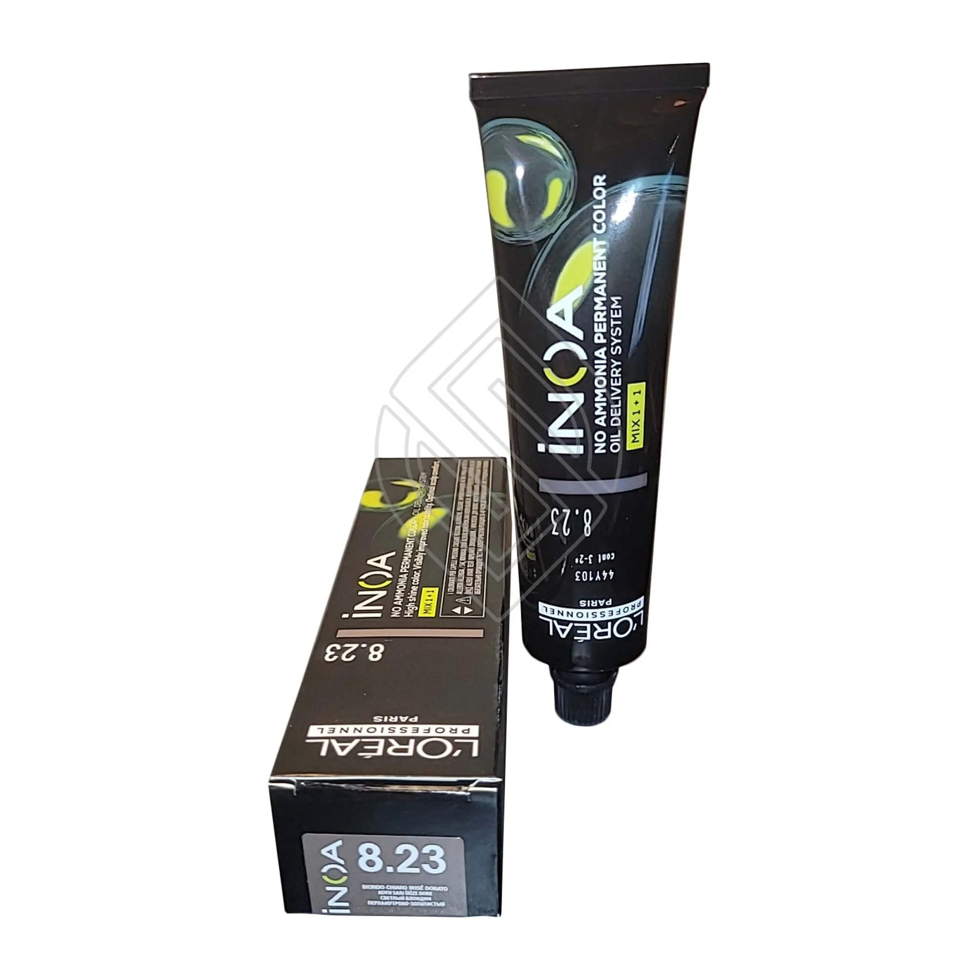 Loreal Professionnel Paris Inoa #8.23 Light Blonde Iridescent Gold No Ammonia Permanent Hair Color Euro=8.23/8VG 2 Ounce 60 Gram | SellerSpree