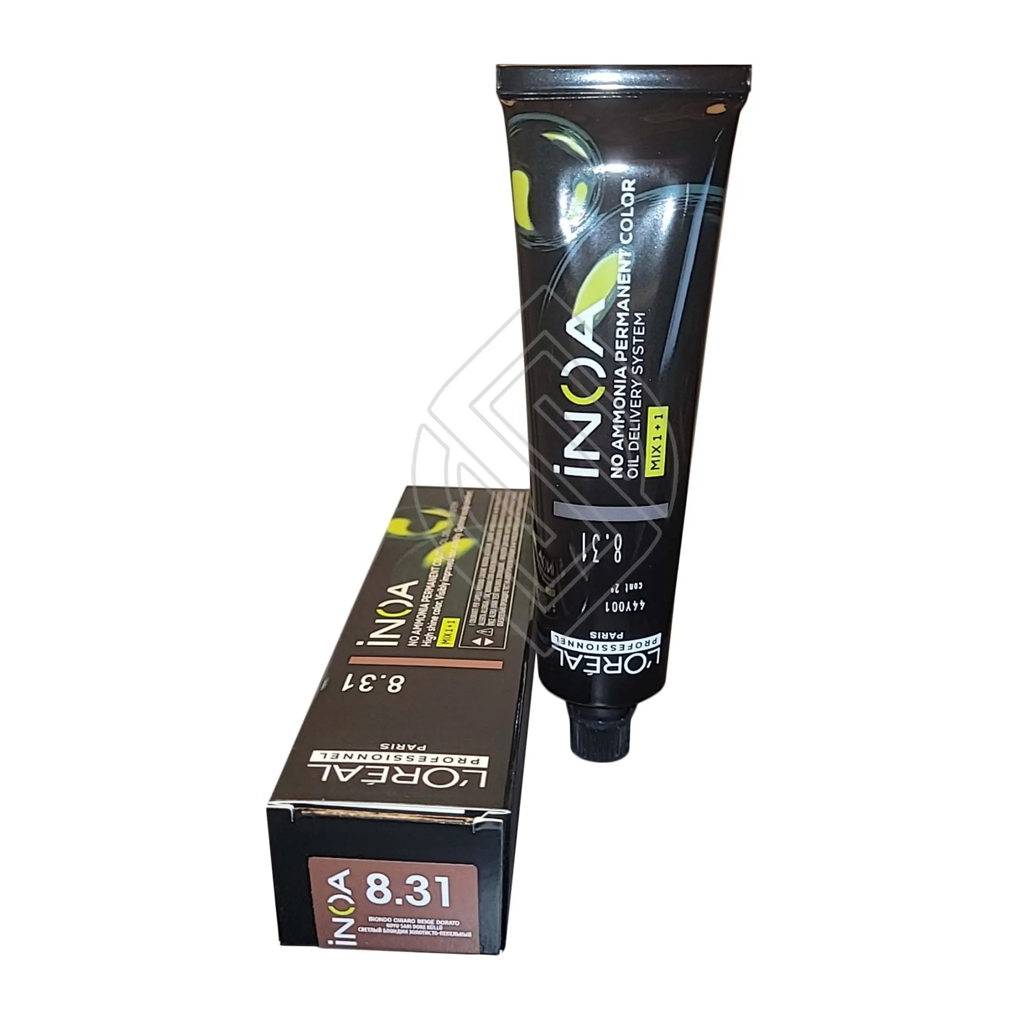 Loreal Professionnel Paris Inoa #8.31 Light Golden Ash Blonde No Ammonia Permanent Hair Color Euro=8.31/8GB 2 Ounce 60 Gram | SellerSpree