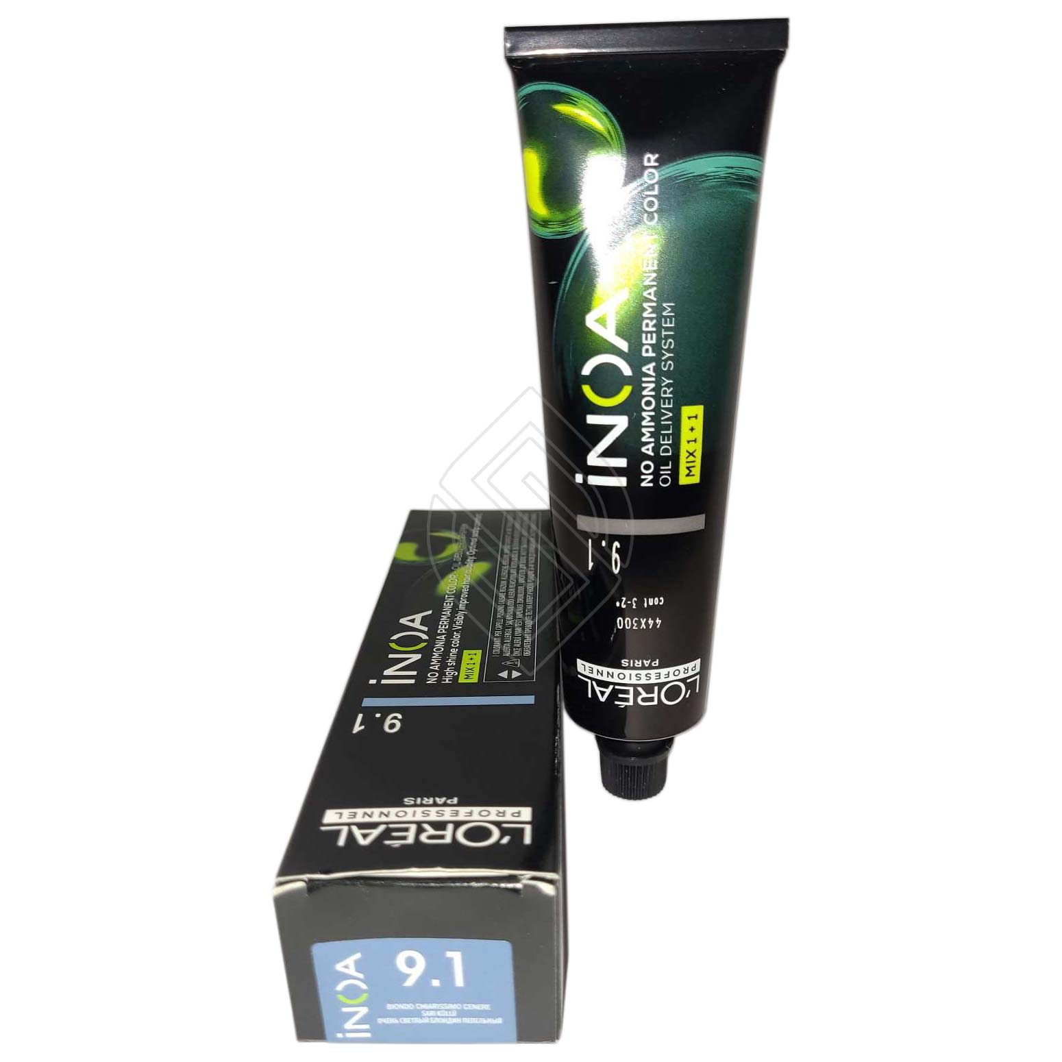 Loreal Professionnel Paris Inoa #9.1 Very Light Ash Blonde No Ammonia Permanent Hair Color Original-9.1/9B 2 Ounce 60 Gram | SellerSpree