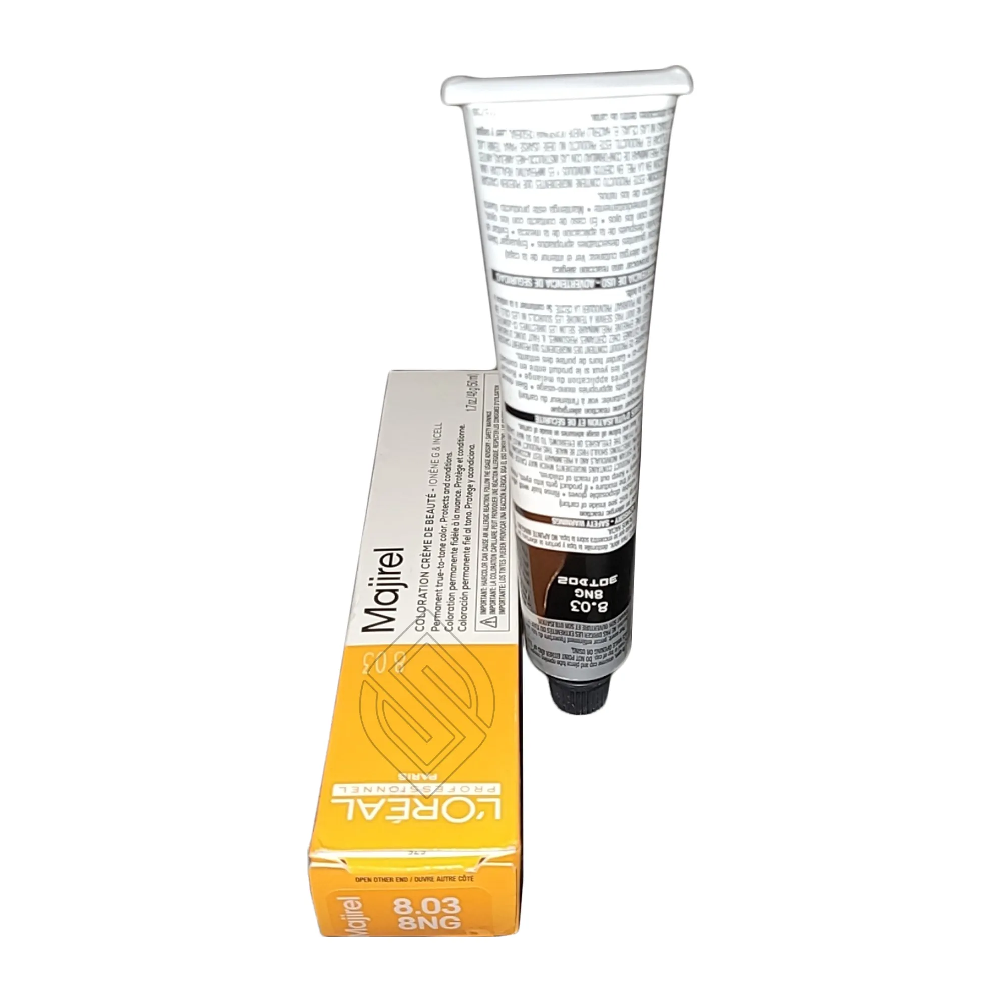 Loreal Professionnel Paris Majirel 8.03/8NG Light Natural Gold Blonde Ionene G Incell Permanent Hair Color 1.7 Ounce 50 Milliliters | SellerSpree