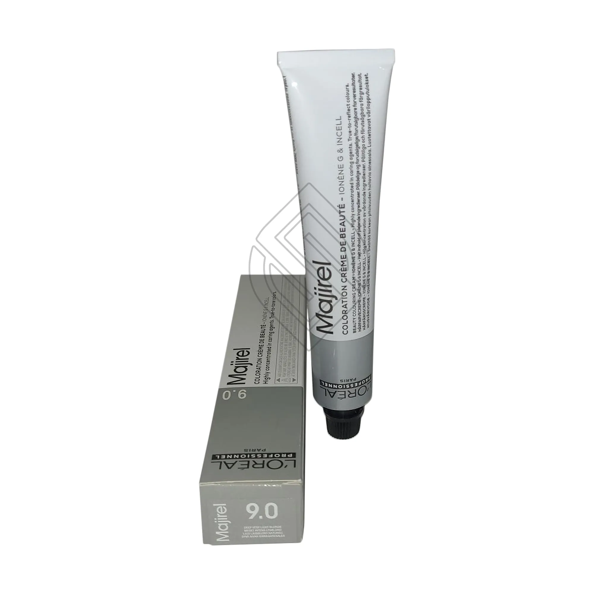 Loreal Professionnel Paris Majirel #9.0 Light Blonde Ionene G Incell Permanent Hair Color Originally-9.0/9NN 1.7 Ounce 50 Milliliters | SellerSpree