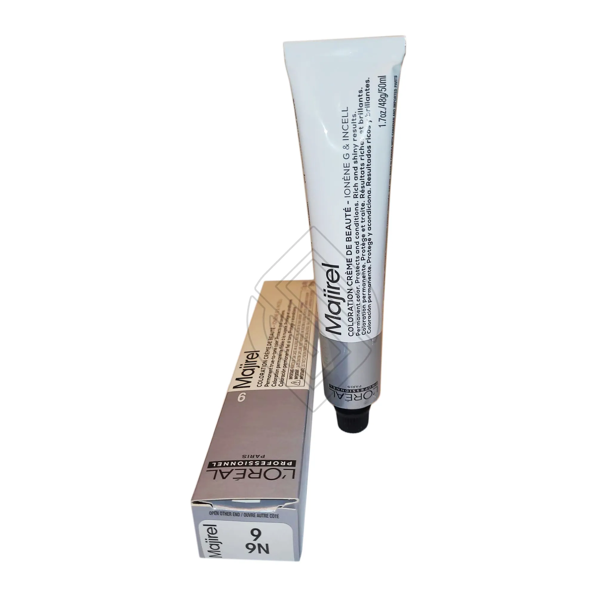 Loreal Professionnel Paris Majirel 9/9N Lightest Natural Blonde Ionene G Incell Permanent Hair Color 1.7 Ounce 50 Milliliters | SellerSpree