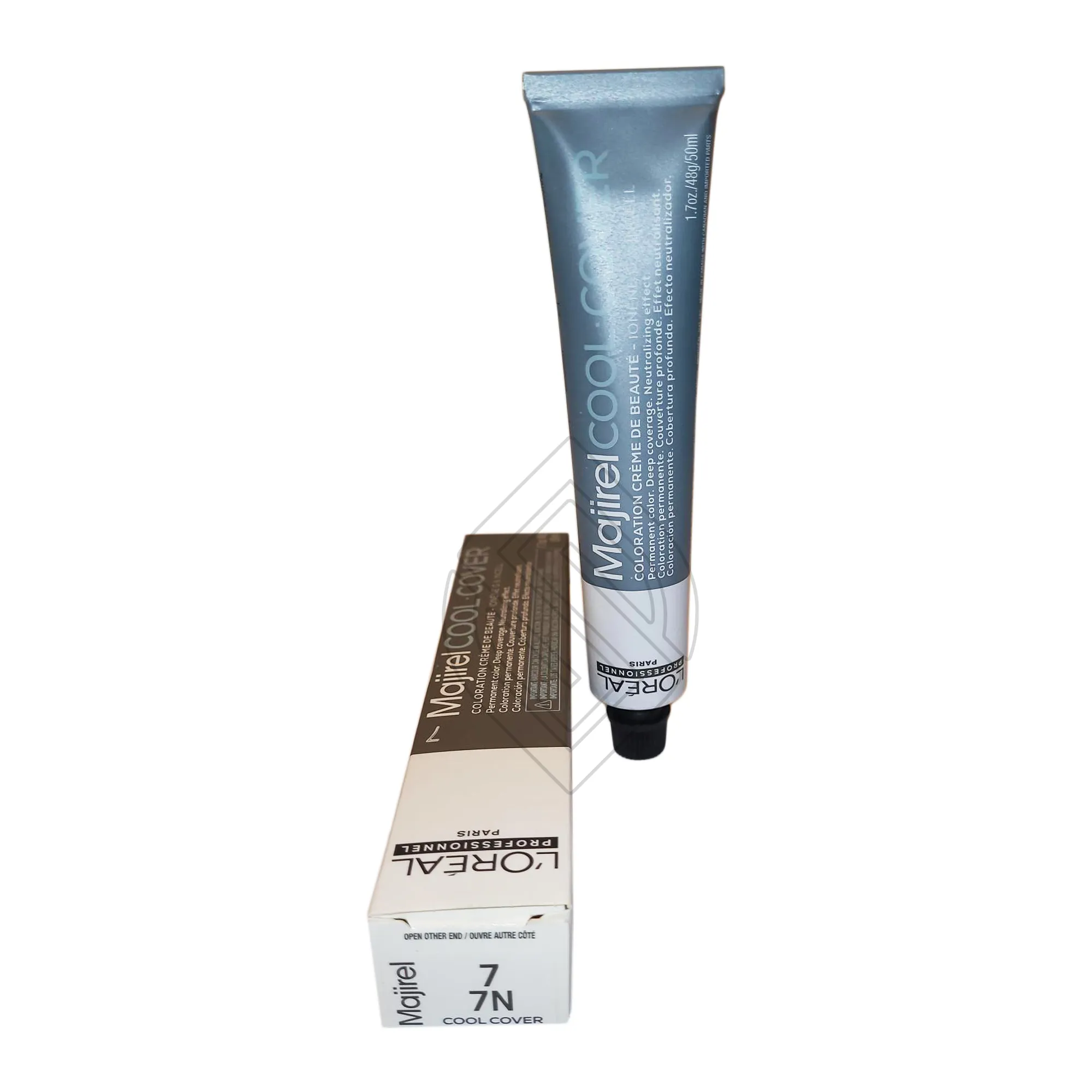 Loreal Professionnel Paris Majirel Cool Cover 7/7n Natural Blonde Ionene G Incell Permanent Hair Color 1.7oz 50ml | SellerSpree