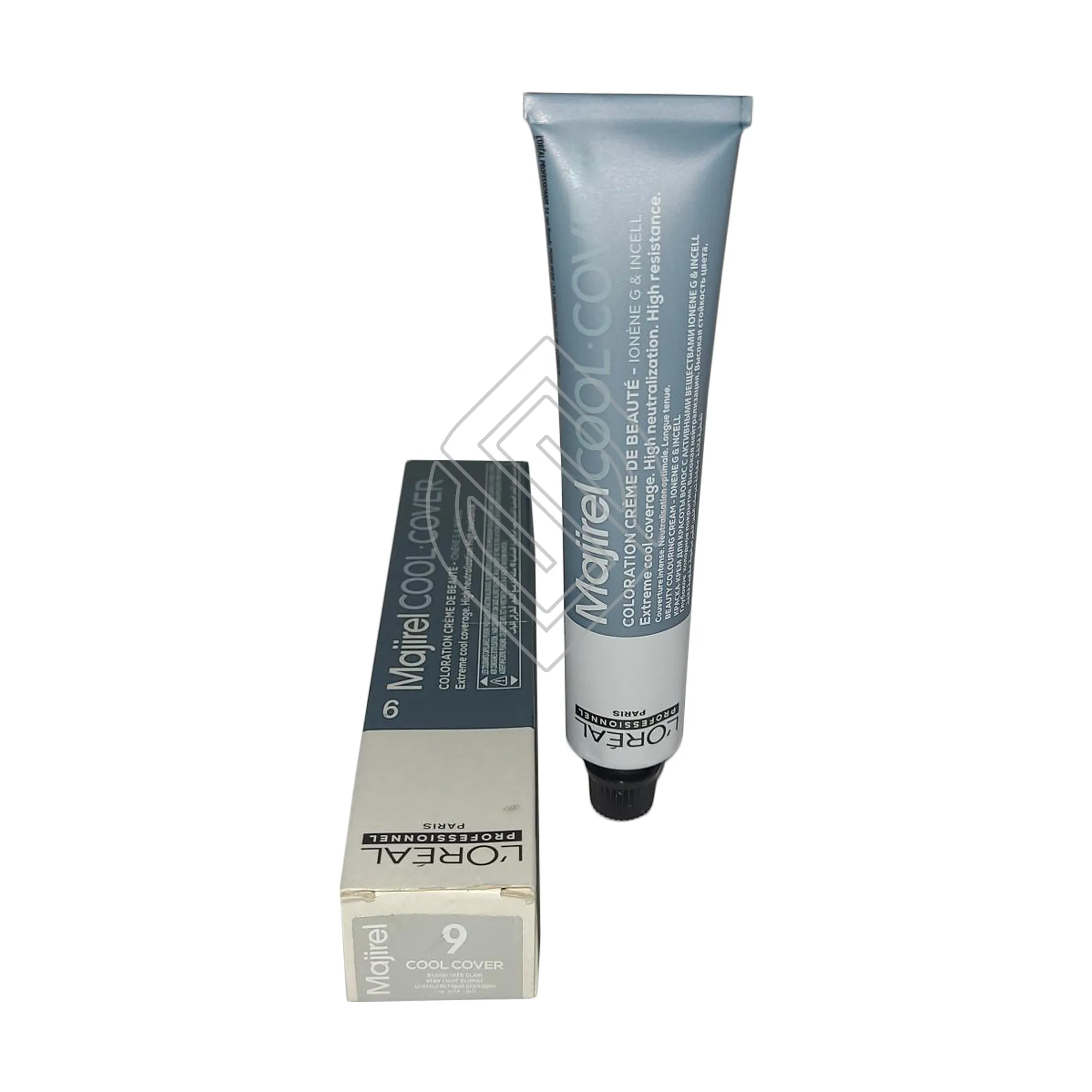 Loreal Professionnel Paris Majirel Cool Cover #9 Very Light Natural Blonde Ionene G Incell Permanent Hair Color Euro=CC9/9N 1.7 Ounce 50 Milliliters | SellerSpree