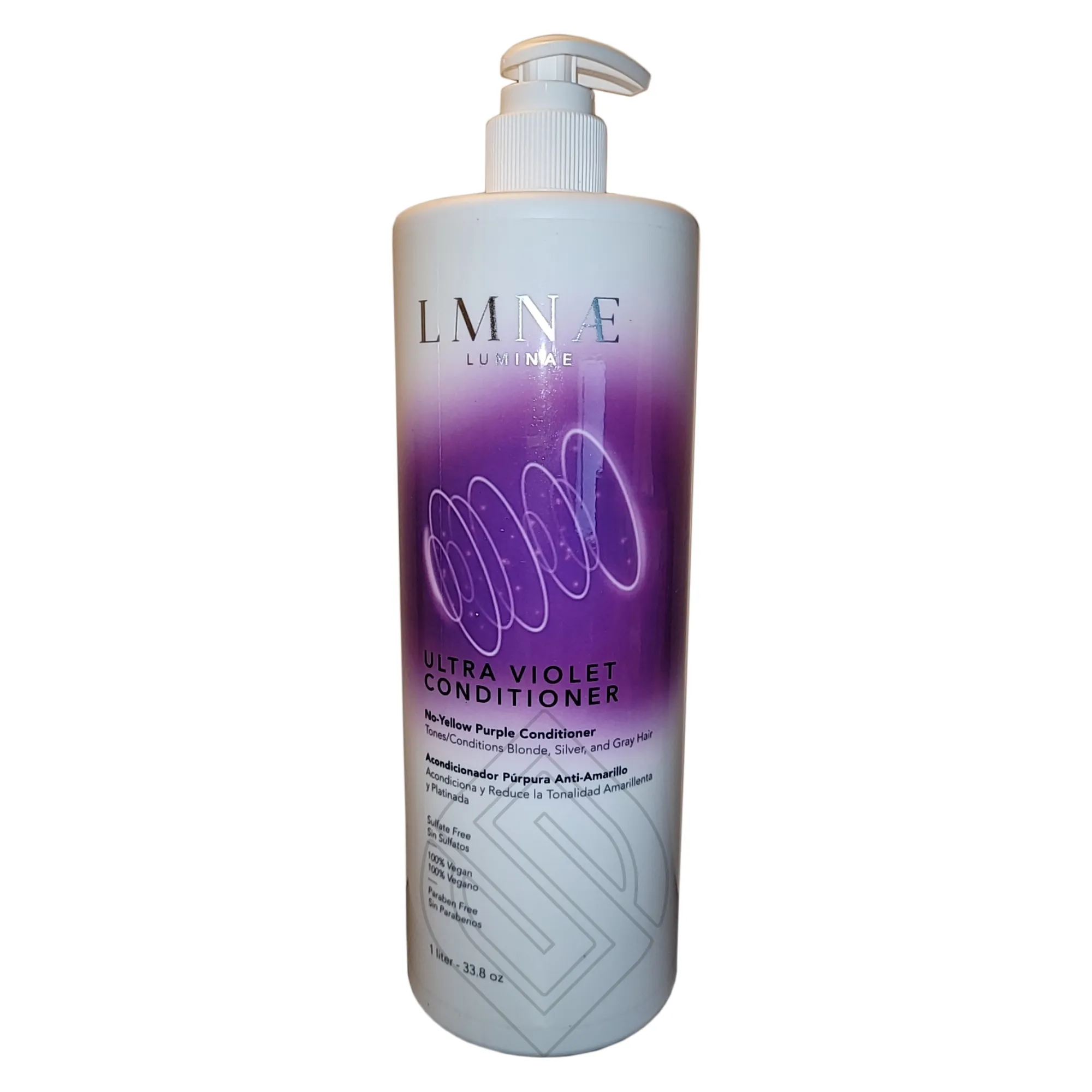 Luminae Ultra Violet Conditioner No Yellow Purple Hair Conditioner Tones Blonde Silver And Gray Hair 33.8 Ounce 1000 Milliliters | SellerSpree