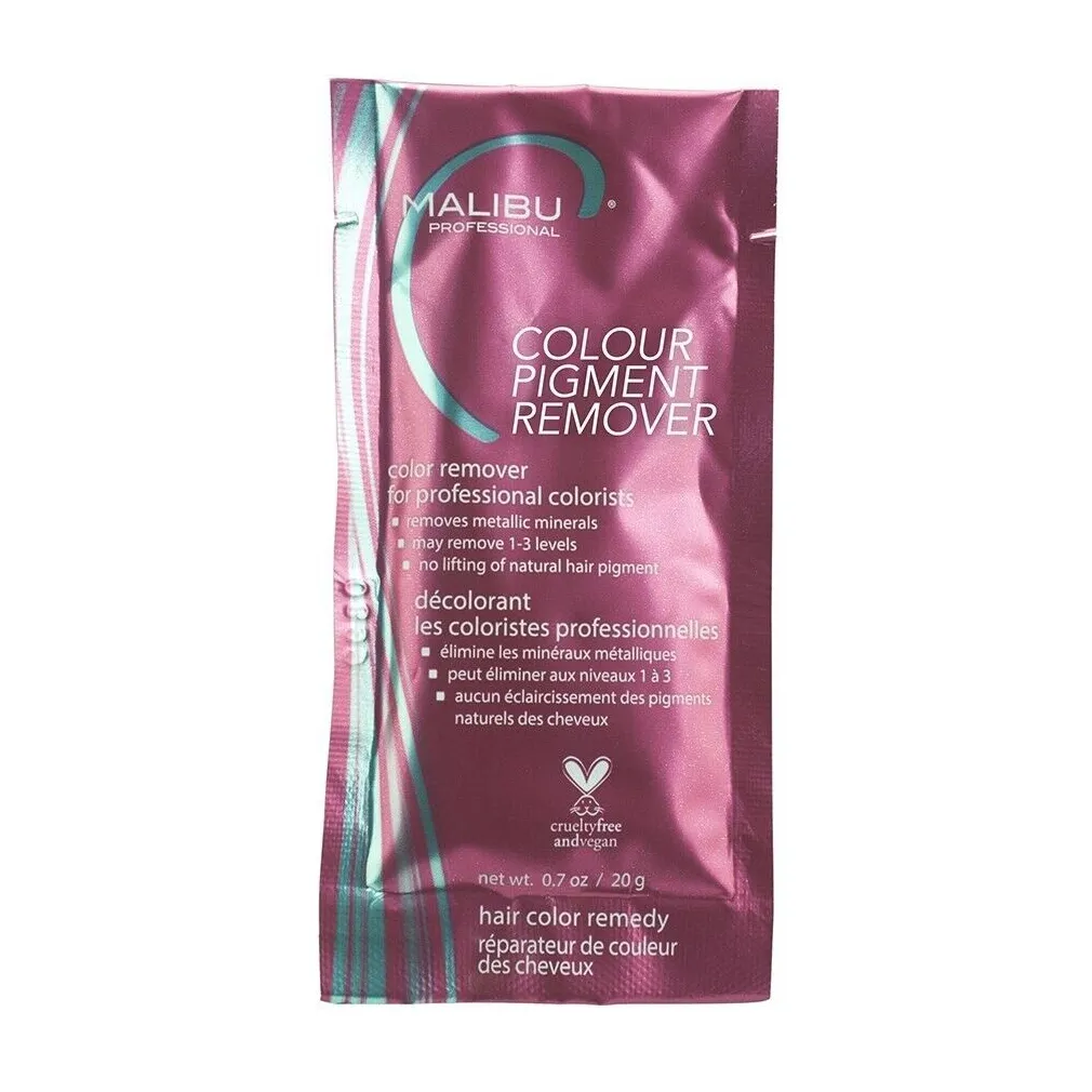 Malibu C Professional CPR Color Pigment Remover Single Foil Packet 0.7 Ounce 20 Gram | SellerSpree