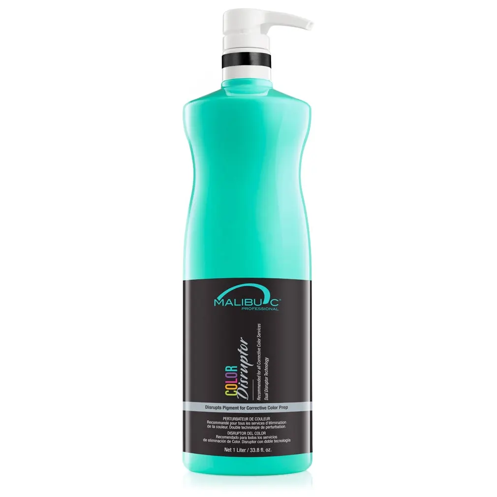 Malibu C Professional Color Disruptor Disrupts Pigment For Corrective Color Prep 33.8 Ounce 1 Liter Milliliters | SellerSpree