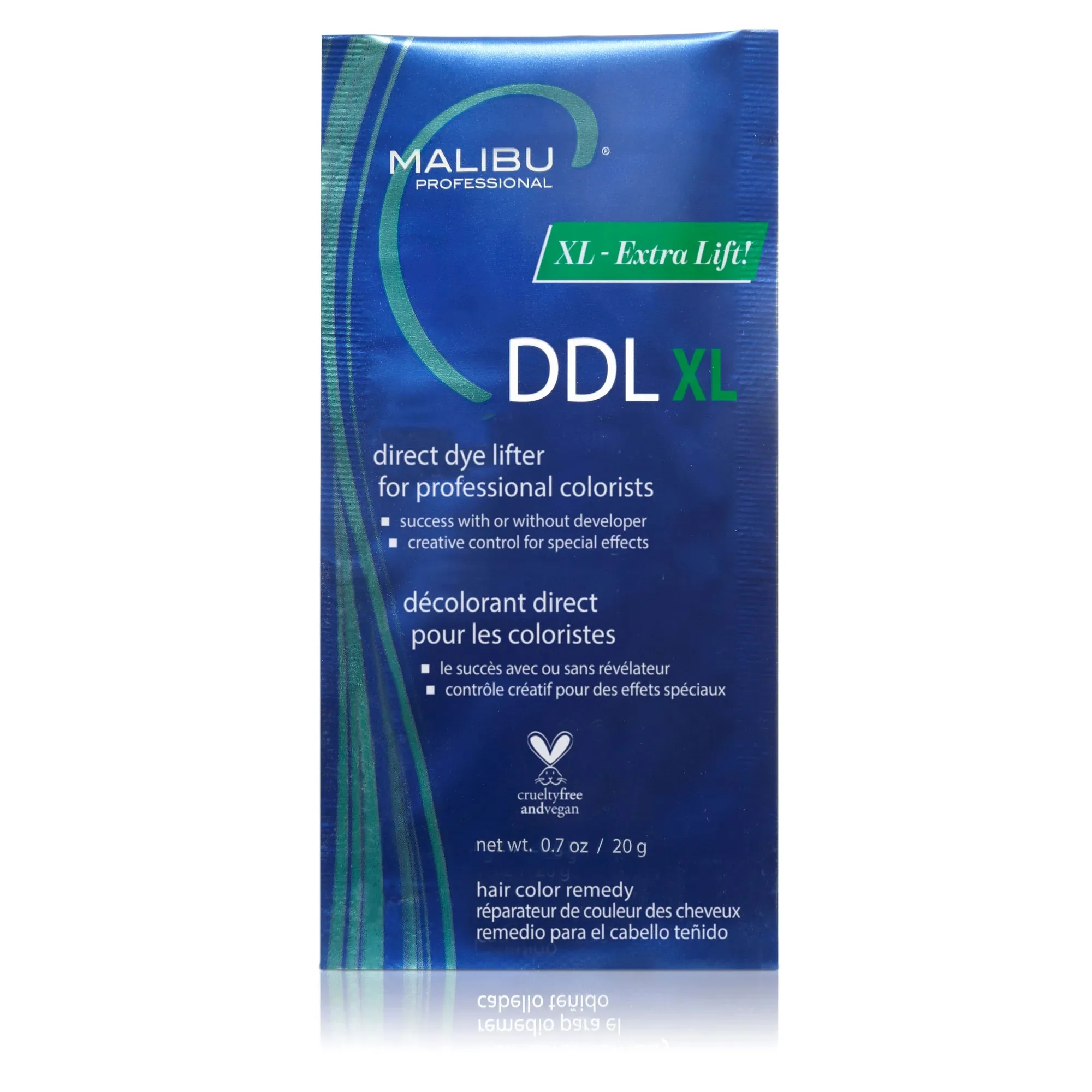 Malibu C Professional DDL XL Direct Dye Lifter Extra Lift Single Foil Packet 0.7 Ounce 20 Gram | SellerSpree